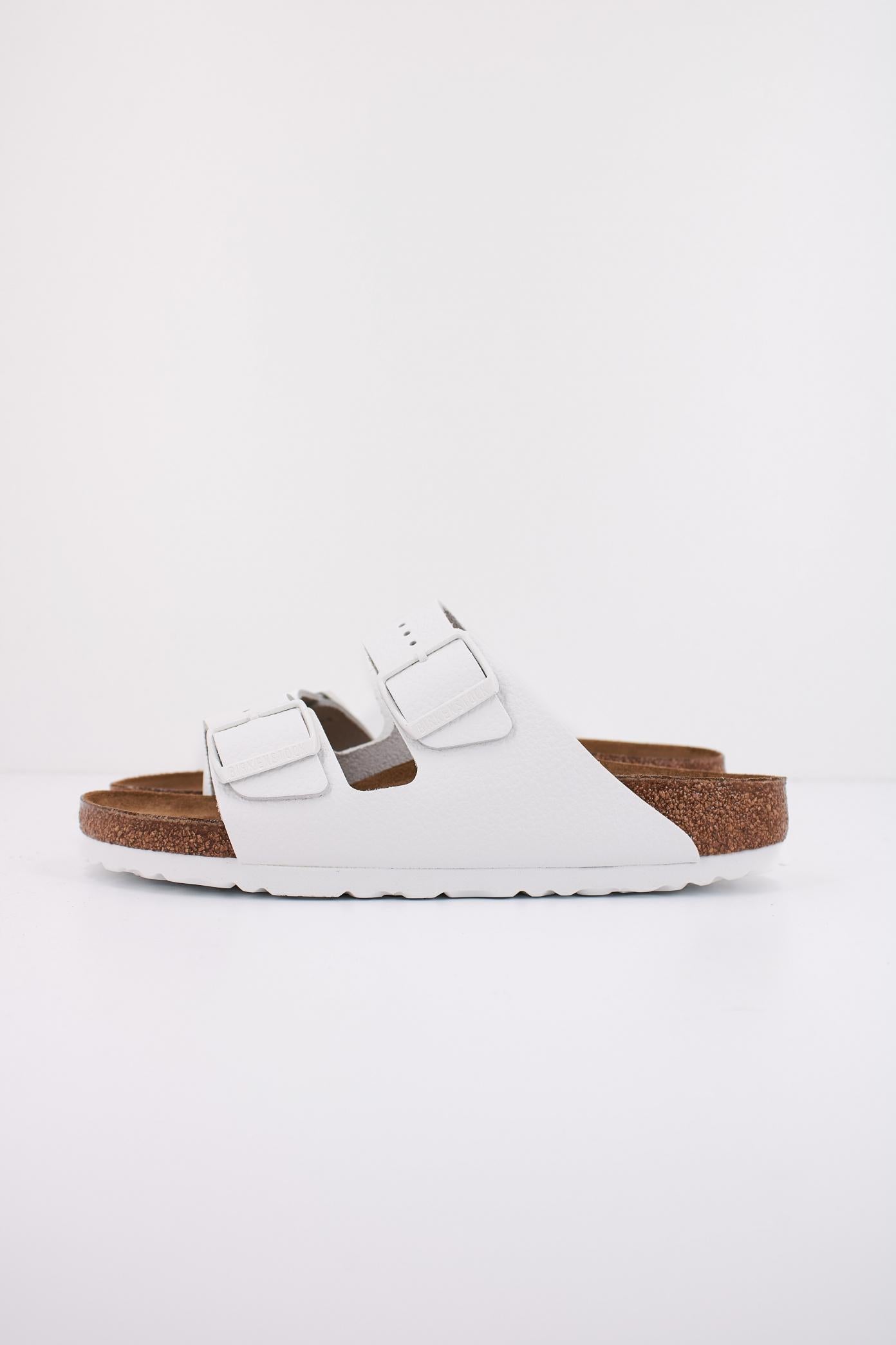 BIRKENSTOCK ARIZONA NATURAL LEATHER en color BLANCO  (1)