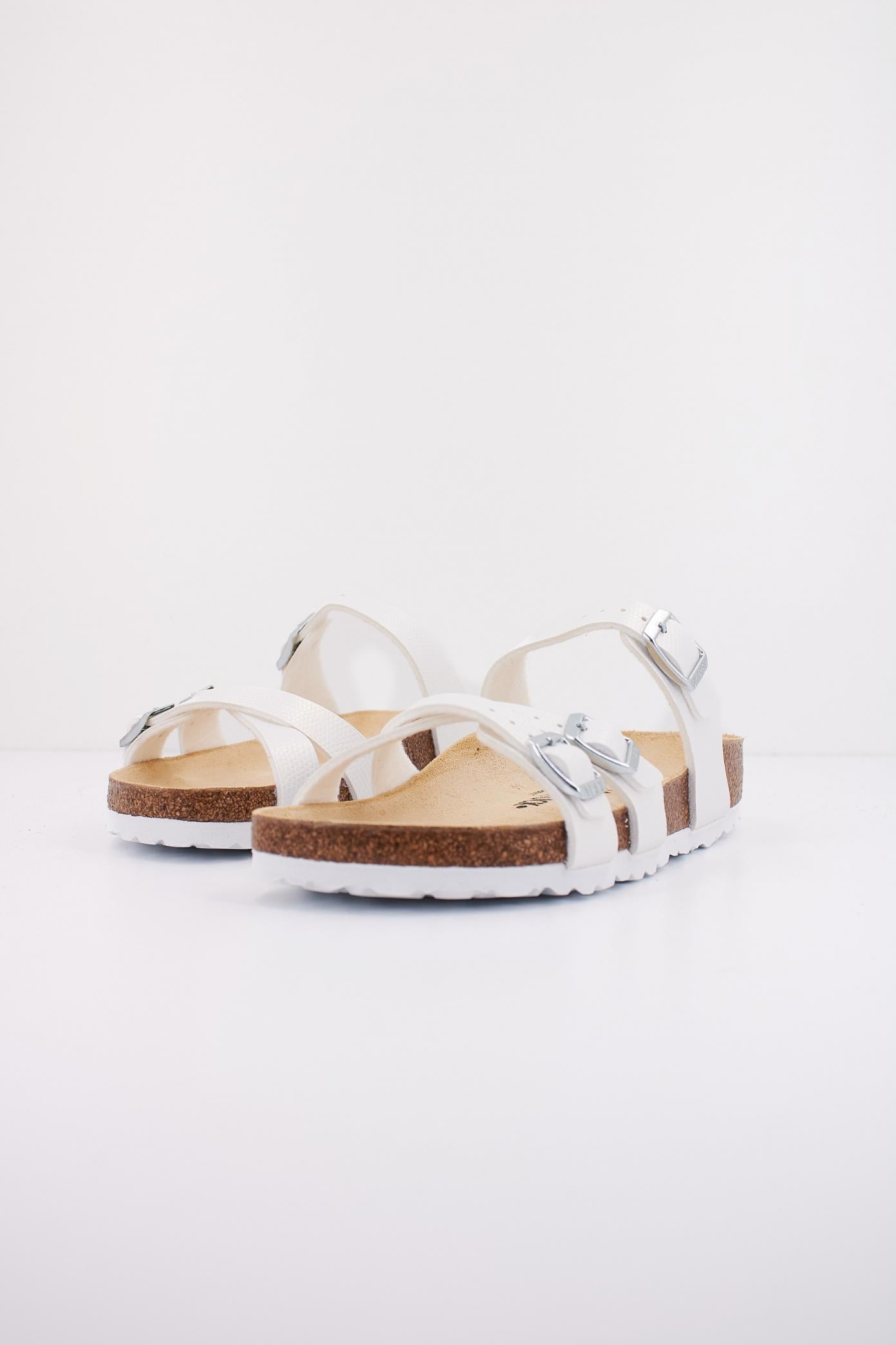 BIRKENSTOCK FRANCA BIRKO-FLOR EMBOSSE en color BLANCO  (2)