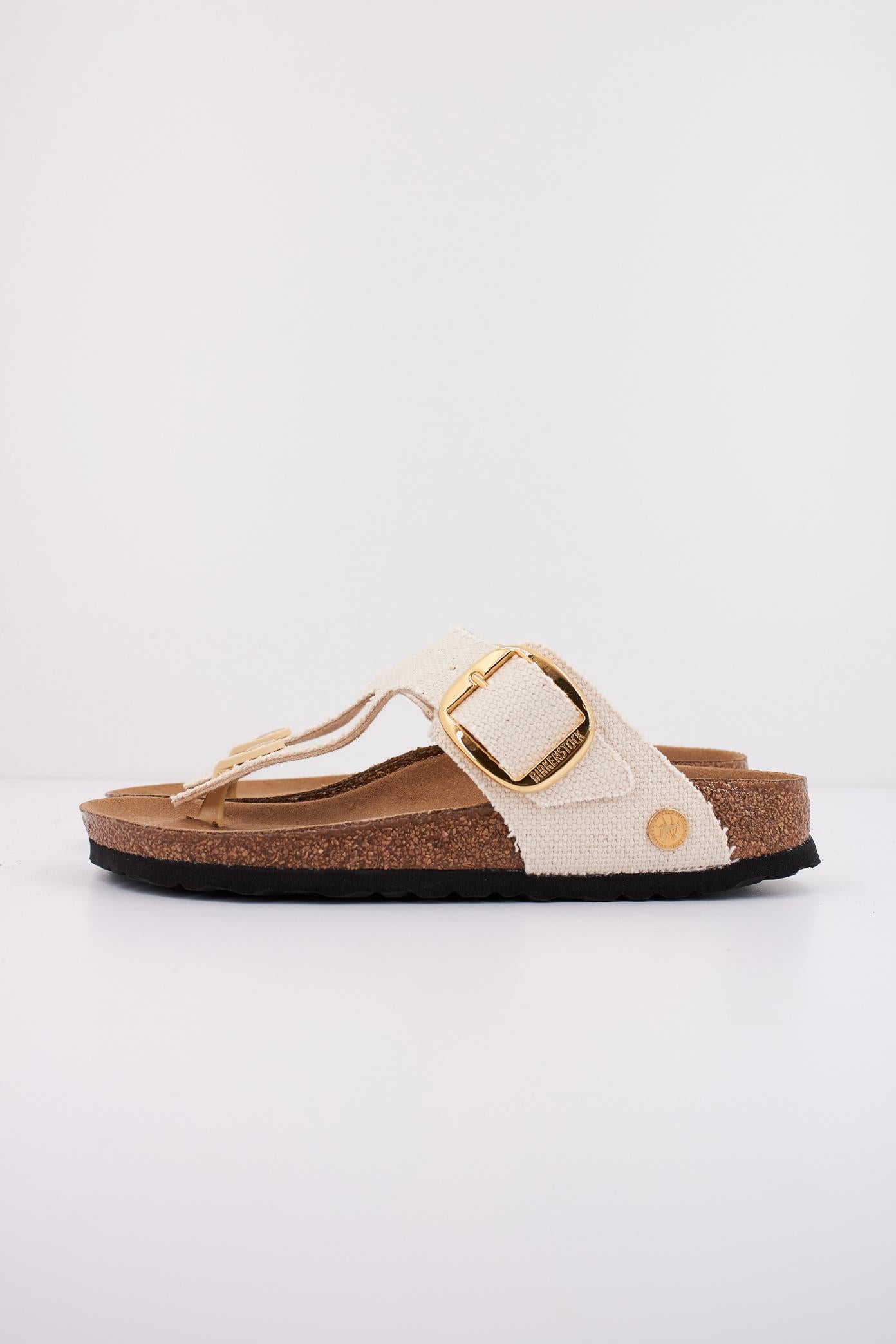BIRKENSTOCK GIZEH BIG BUCKLE RIVET LO en color BEIS  (1)