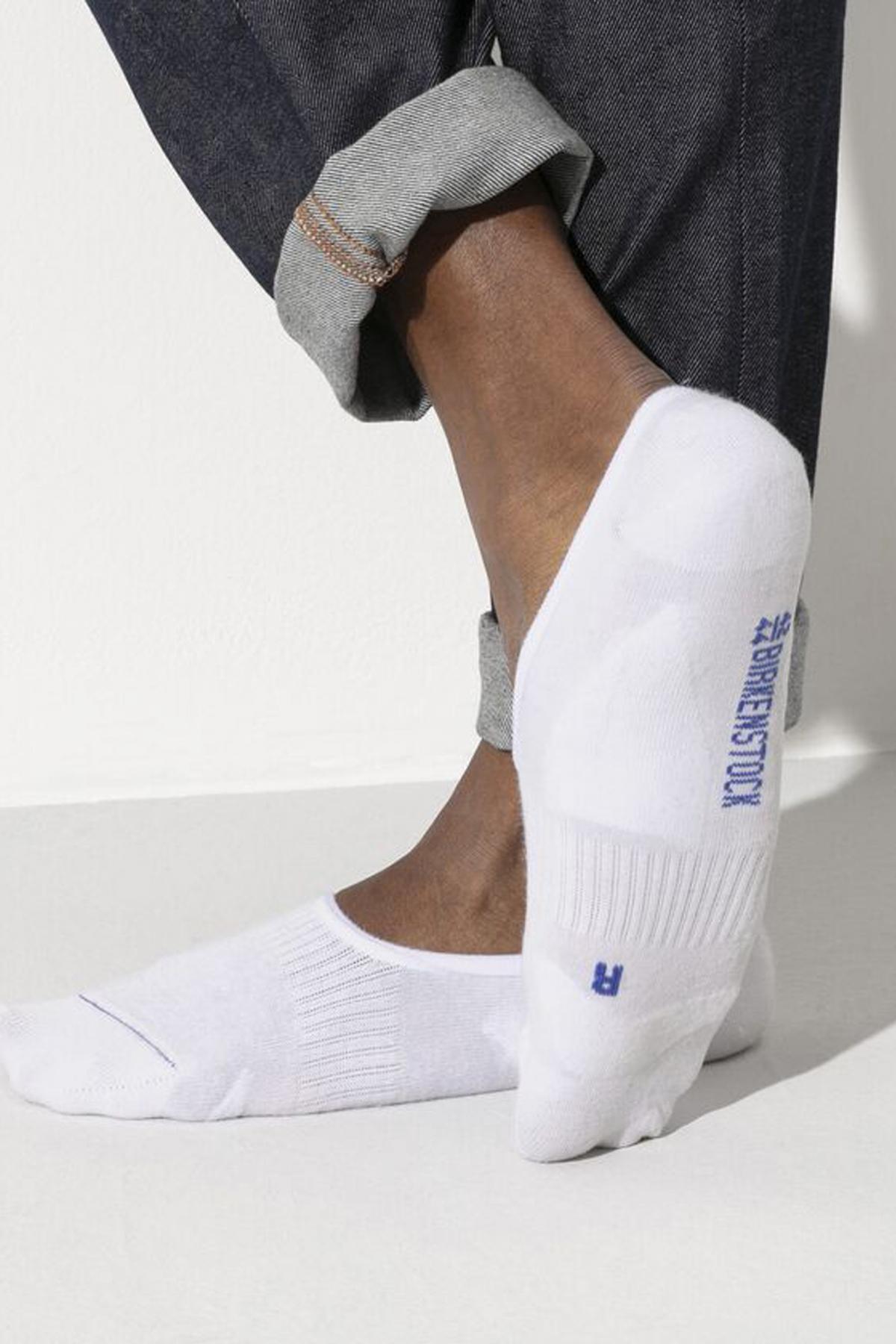 BIRKENSTOCK COTTON SOLE INVISIBLE MEN en color BLANCO  (4)