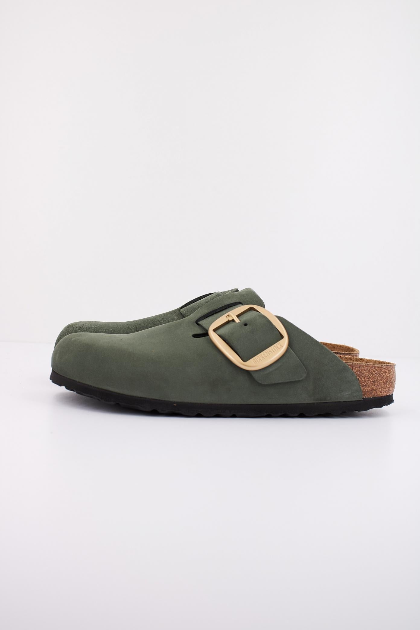 BIRKENSTOCK BOSTON BIG BUCKLE en color VERDE  (1)
