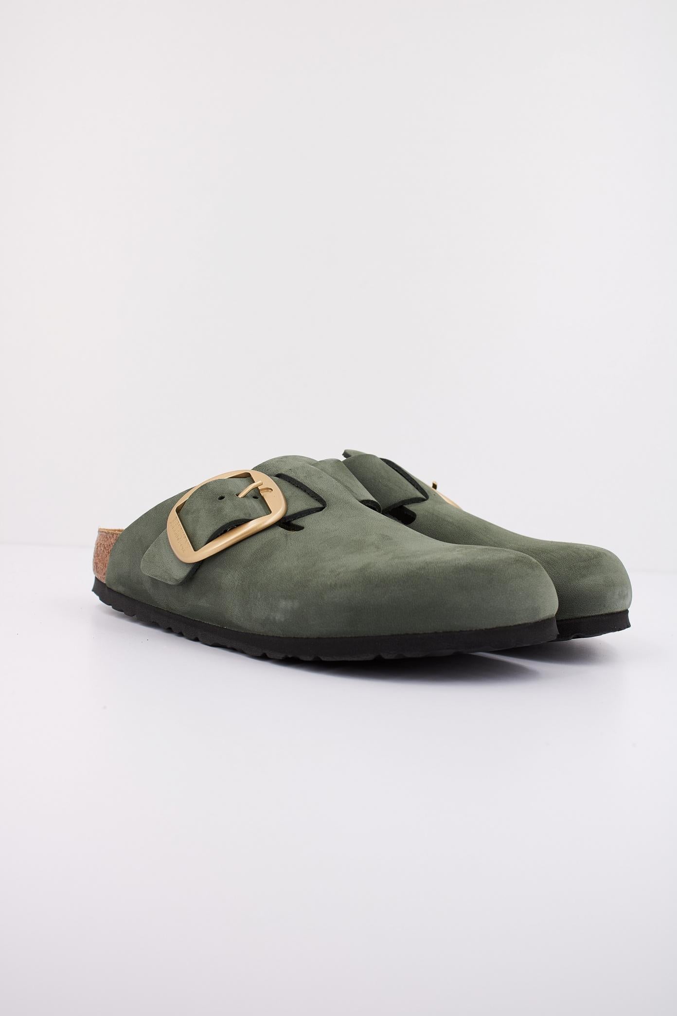 BIRKENSTOCK BOSTON BIG BUCKLE en color VERDE  (2)