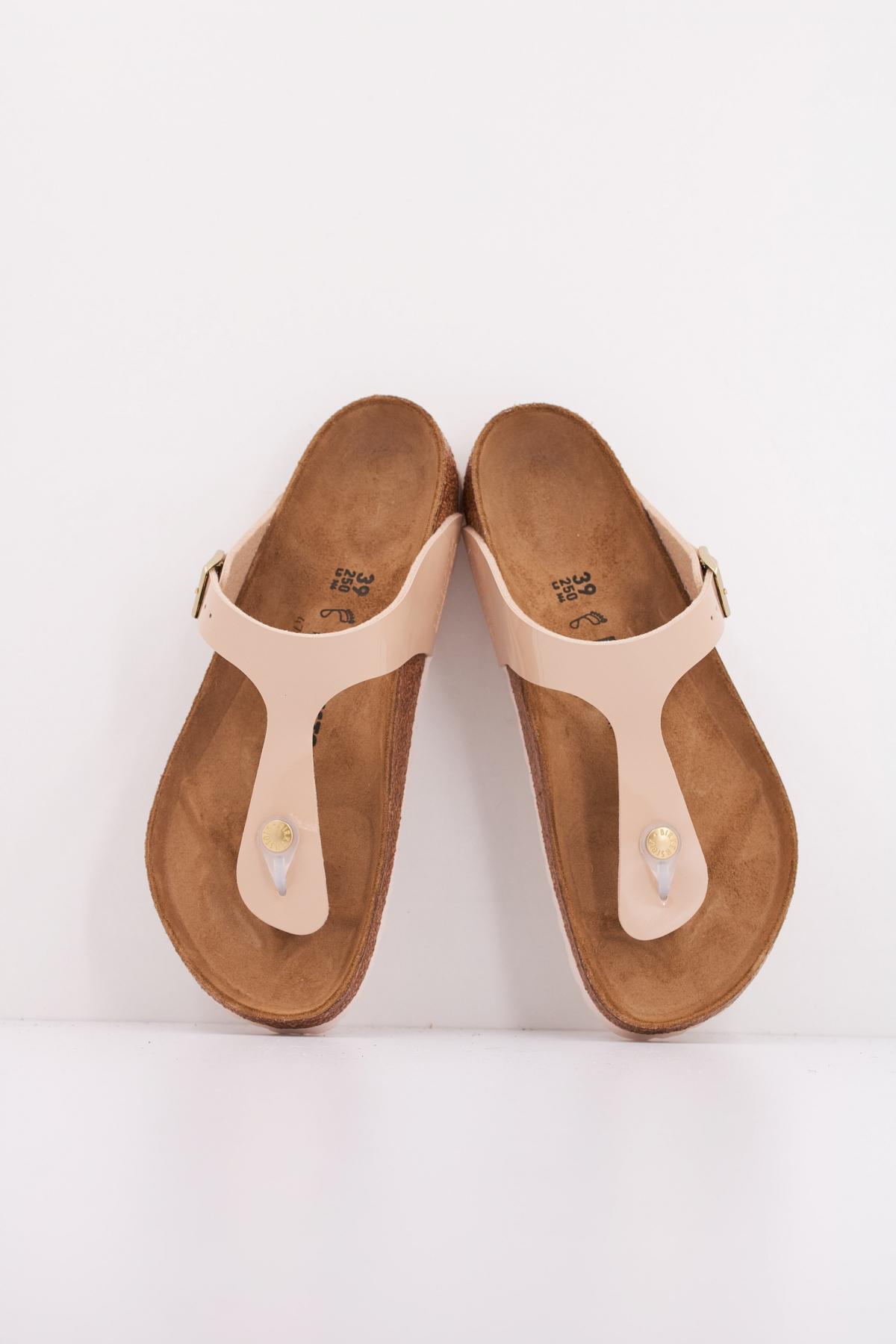 BIRKENSTOCK GIZEH BF PATENT en color NUDE  (3)
