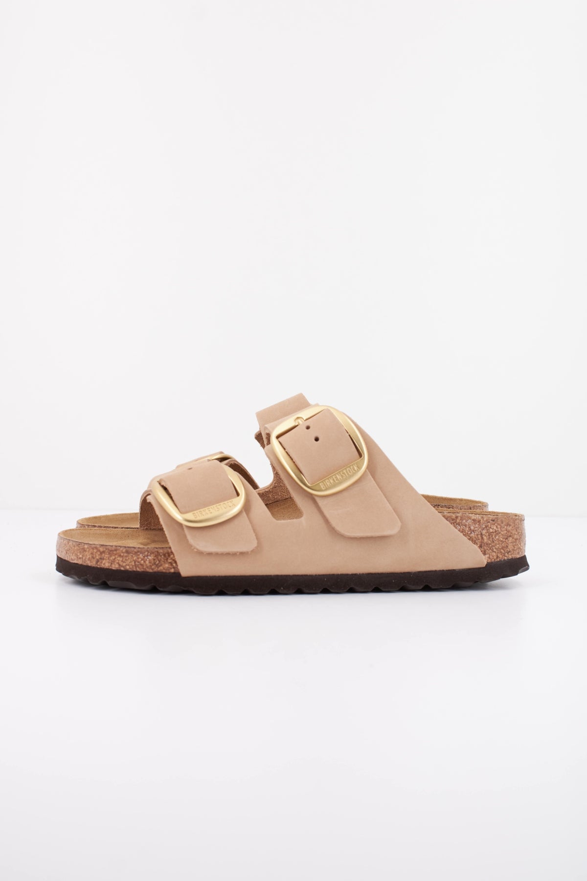 BIRKENSTOCK BIG BUCKLE NUBUCK en color MARRON CLARO  (1)