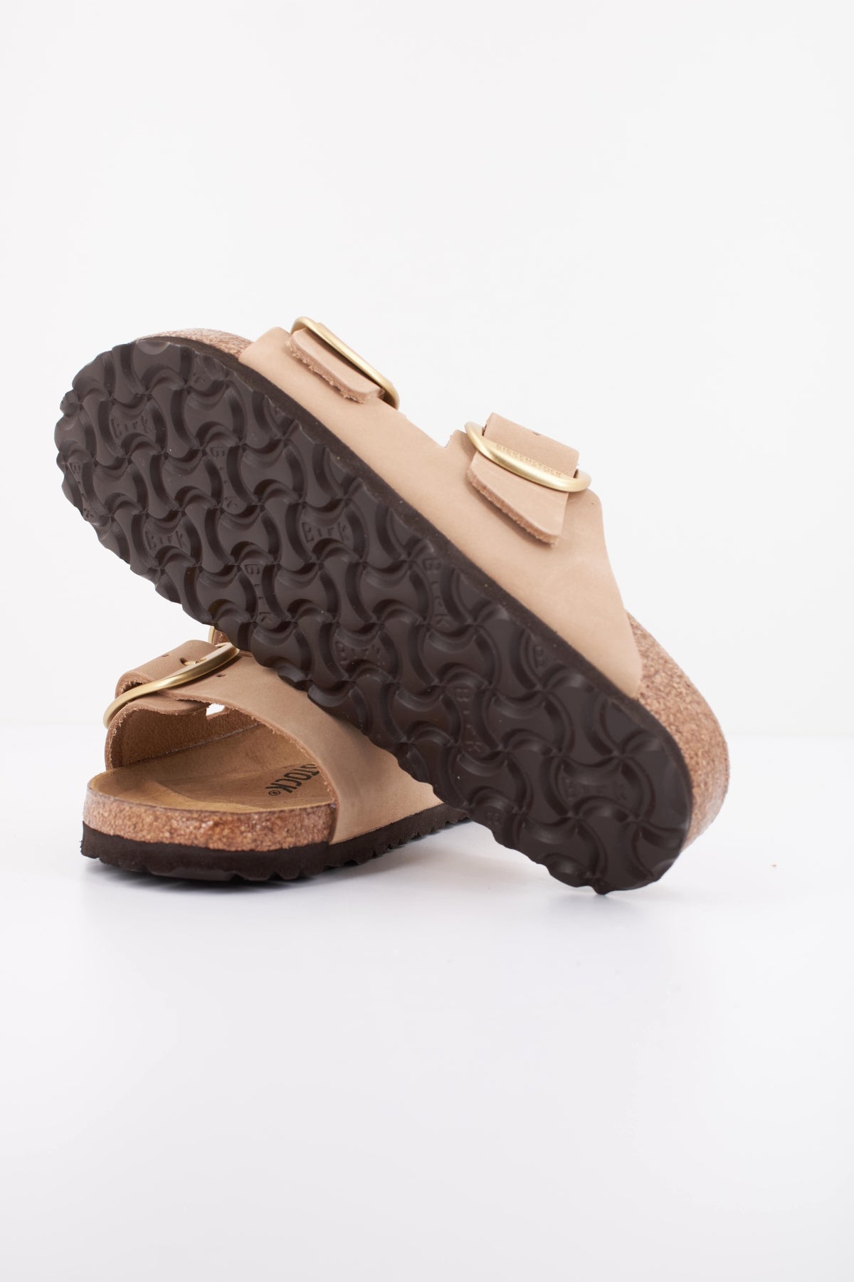 BIRKENSTOCK BIG BUCKLE NUBUCK en color MARRON CLARO  (5)