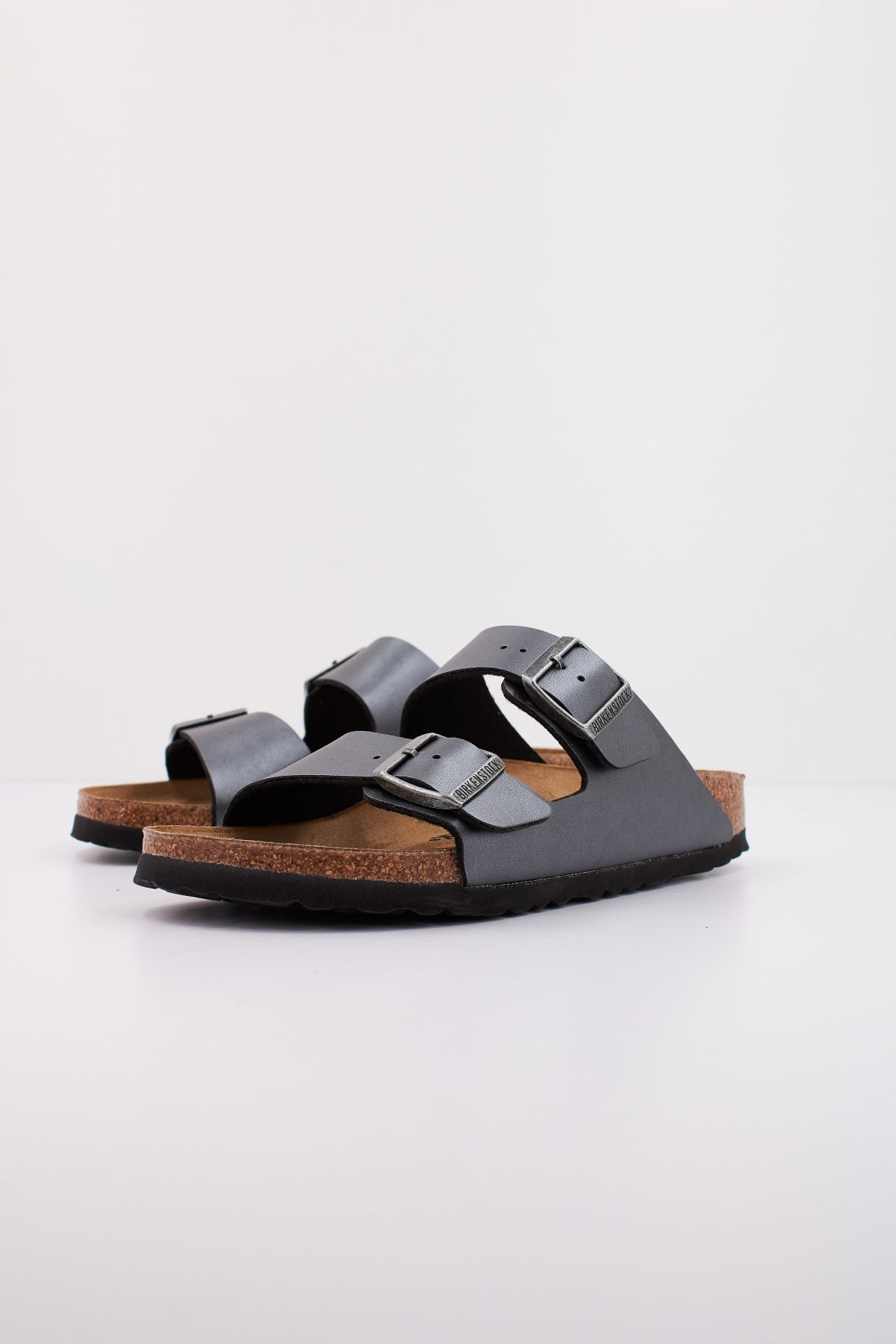 BIRKENSTOCK BF METALLIC en color GRIS  (2)