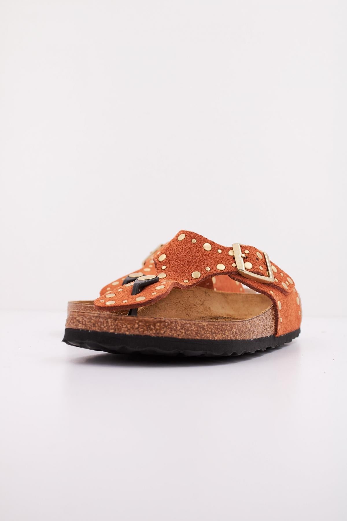 BIRKENSTOCK GIZEH RIVET BORDER en color MARRON  (2)