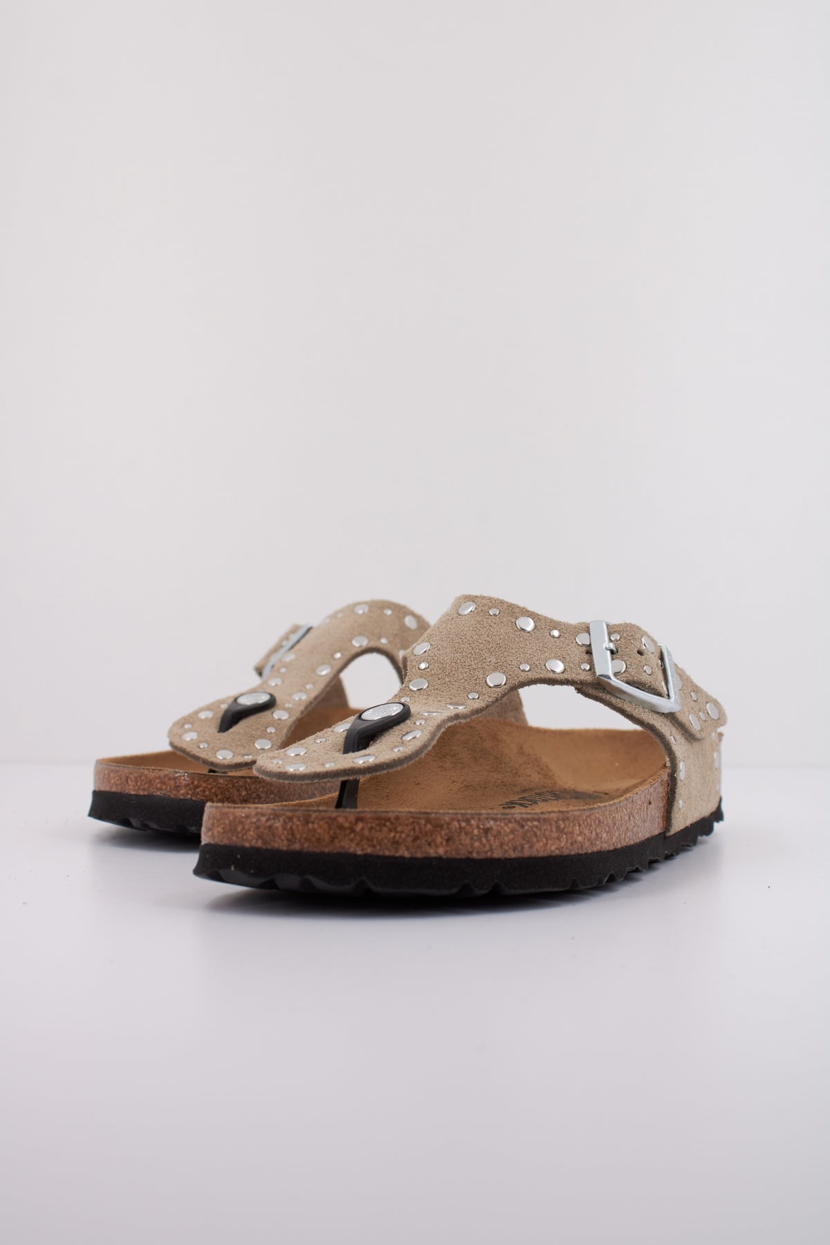 BIRKENSTOCK GIZEH RIVET BORDER en color MARRON CLARO  (2)