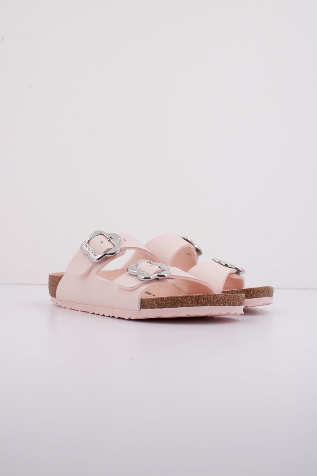 BIRKENSTOCK ARIZONA FLOWER BUCKLE KIDS en color ROSA  (2)
