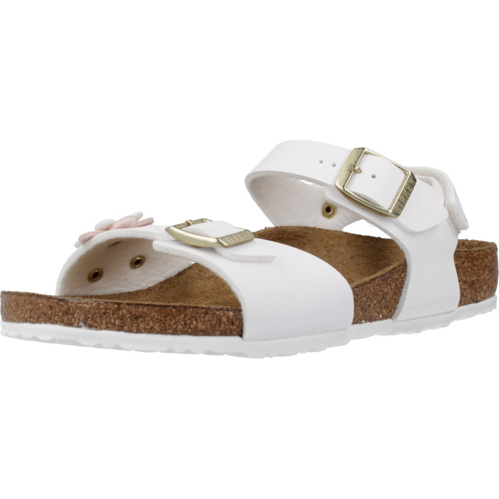 BIRKENSTOCK RIO PLAIN AS KIDS en color BLANCO  (1)