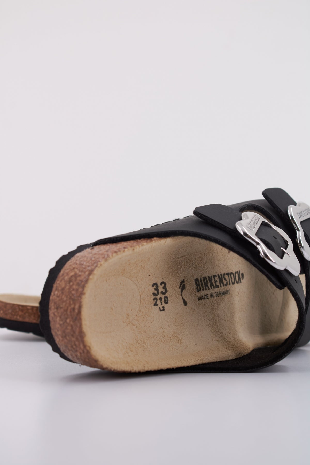 BIRKENSTOCK ARIZONA FLOWER BUCKLE KIDS en color NEGRO  (5)