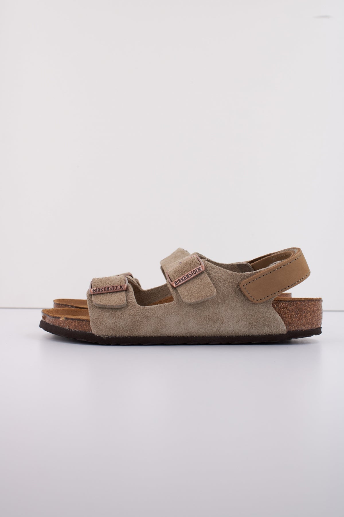 BIRKENSTOCK MILANO AS KIDS en color MARRON  (1)