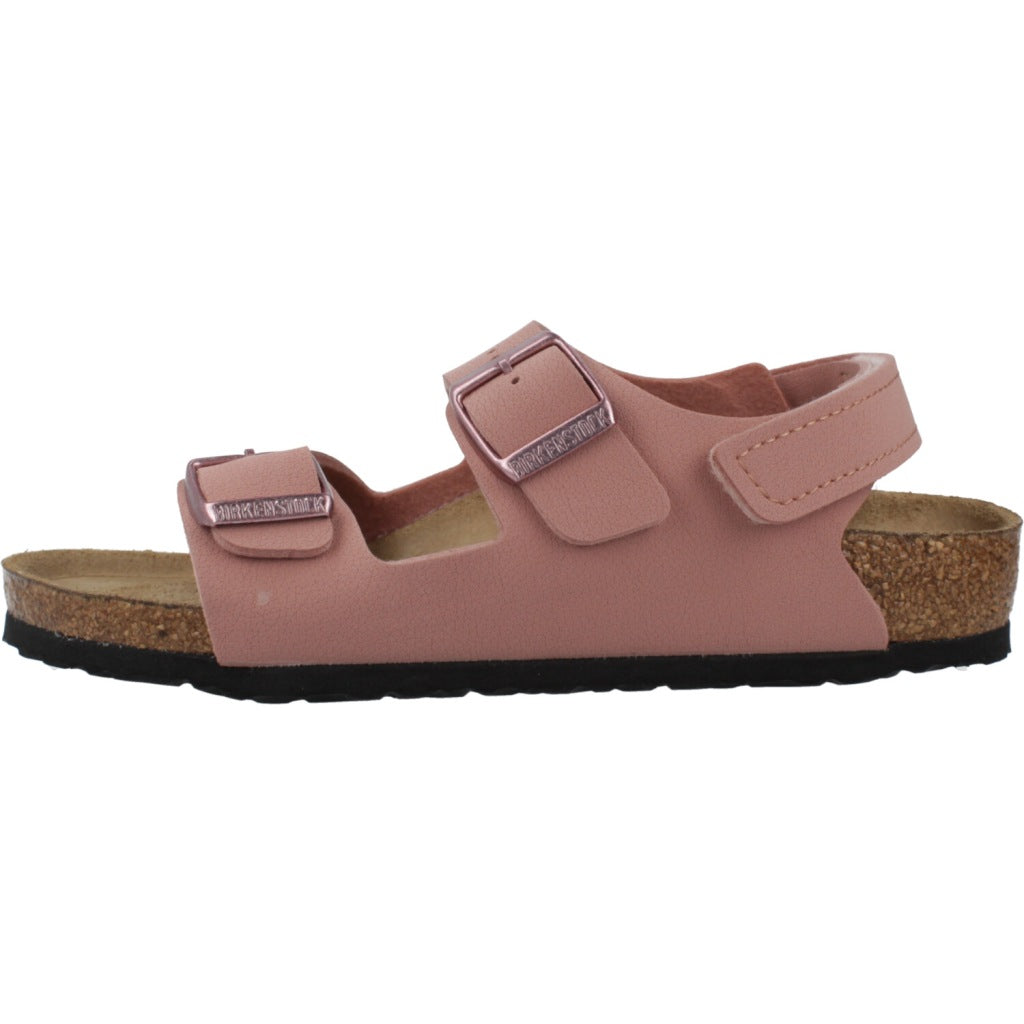 BIRKENSTOCK MILANO AS BIRKIBUC en color ROSA  (2)