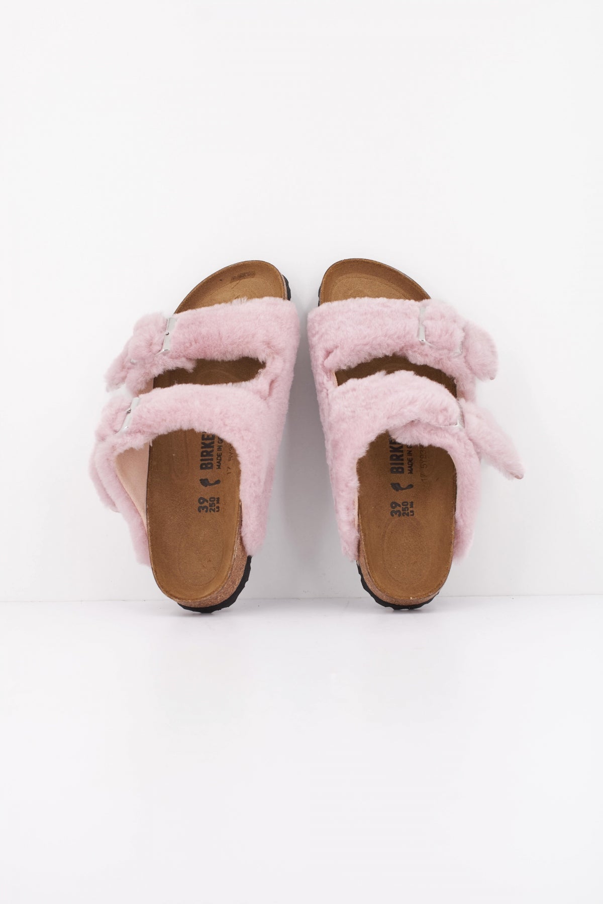 BIRKENSTOCK ARIZONA SHEARLING RIVET LOGO OS en color ROSA  (3)