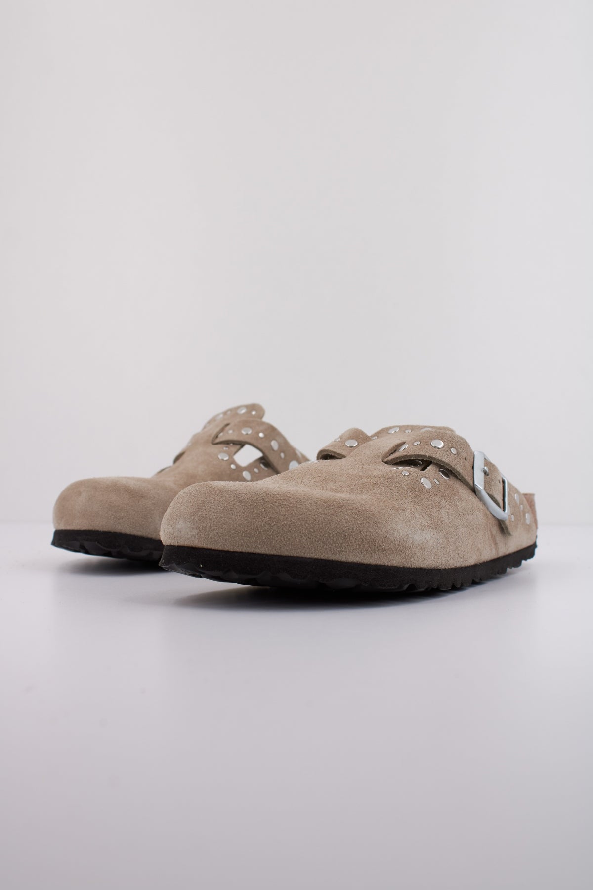 BIRKENSTOCK BOSTON RIVET BORDER en color MARRON  (2)