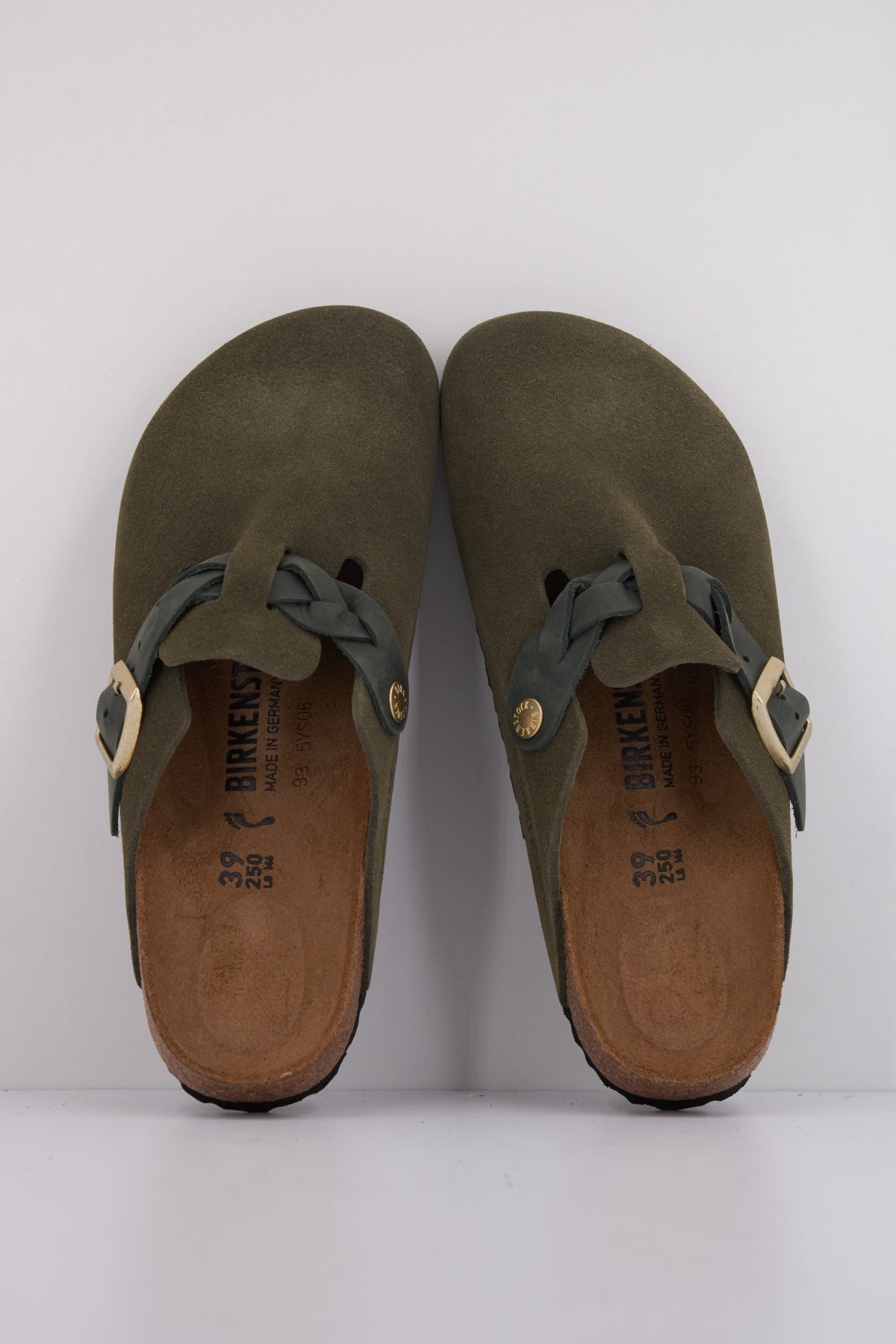 BIRKENSTOCK BOSTON BRAIDED en color VERDE  (3)