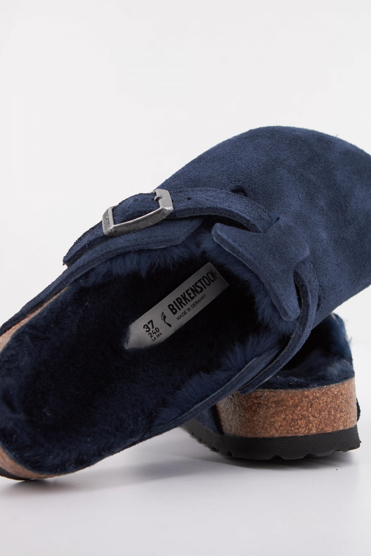 BIRKENSTOCK BOSTON SHEARLING en color AZUL  (4)