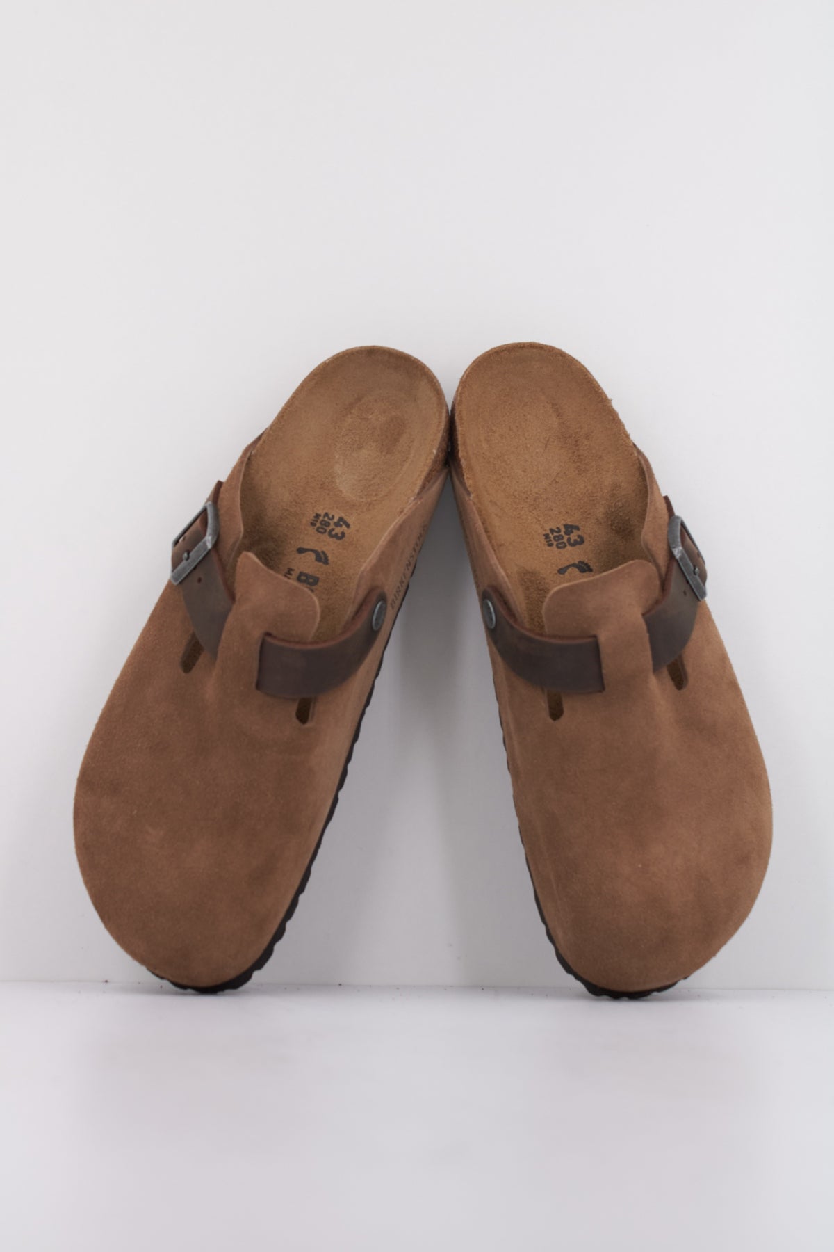 BIRKENSTOCK BOSTON BS MIXED en color MARRON CLARO  (3)