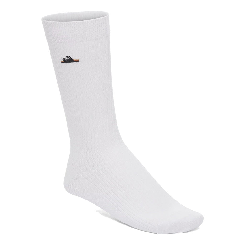 BIRKENSTOCK  COTTON RIBBED SOCKS  en color BLANCO  (3)