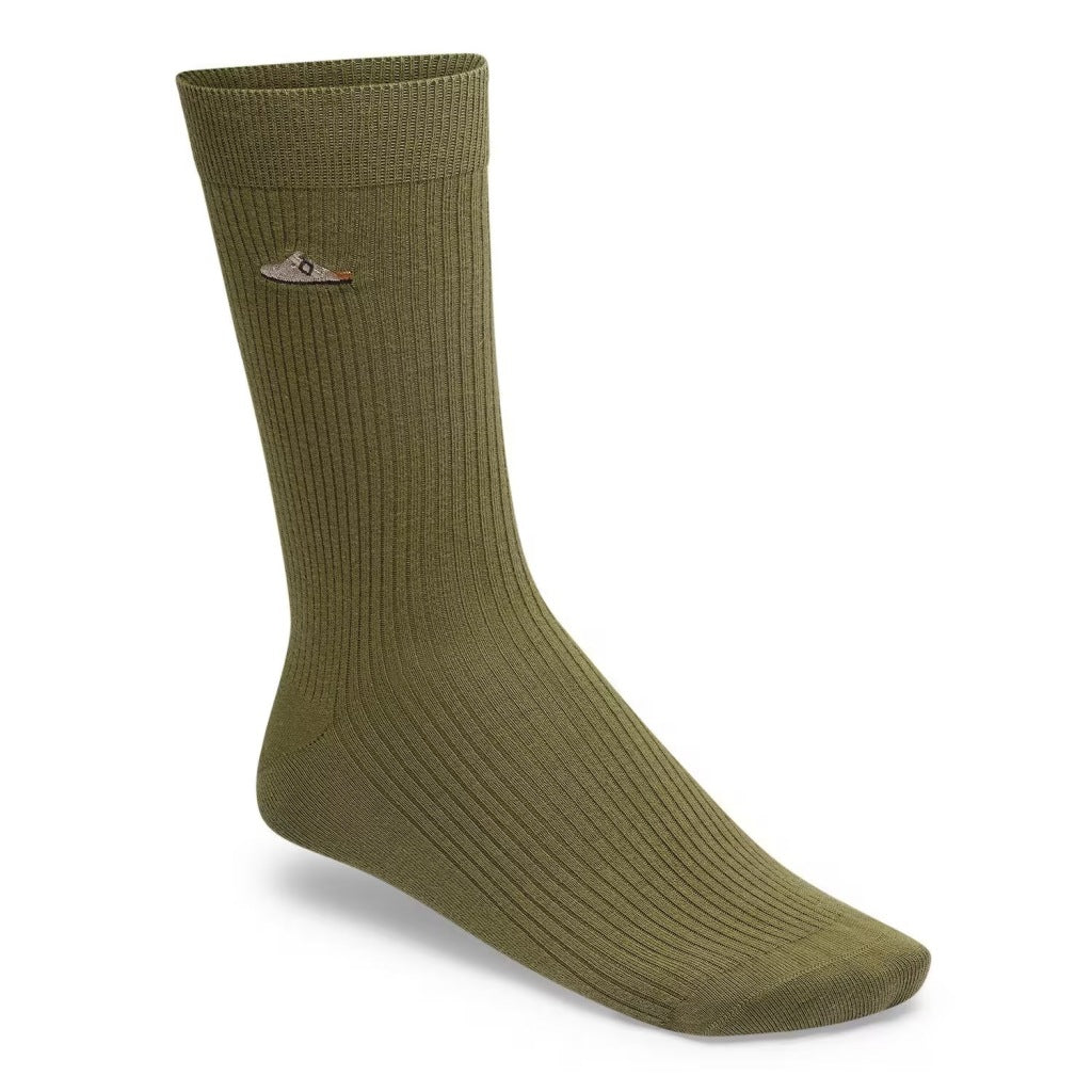 BIRKENSTOCK COTTON RIBBED SOCKS en color VERDE  (3)