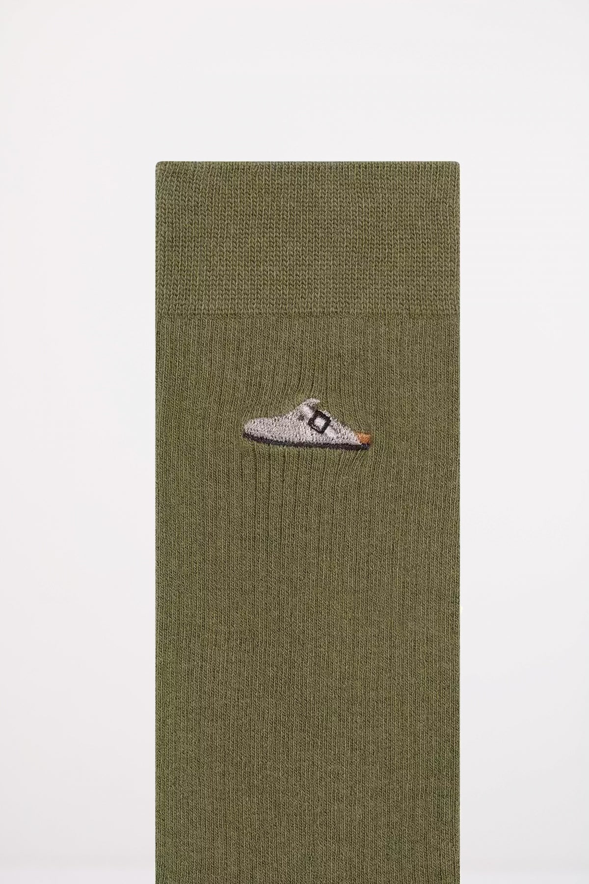 BIRKENSTOCK COTTON RIBBED SOCKS en color VERDE  (2)