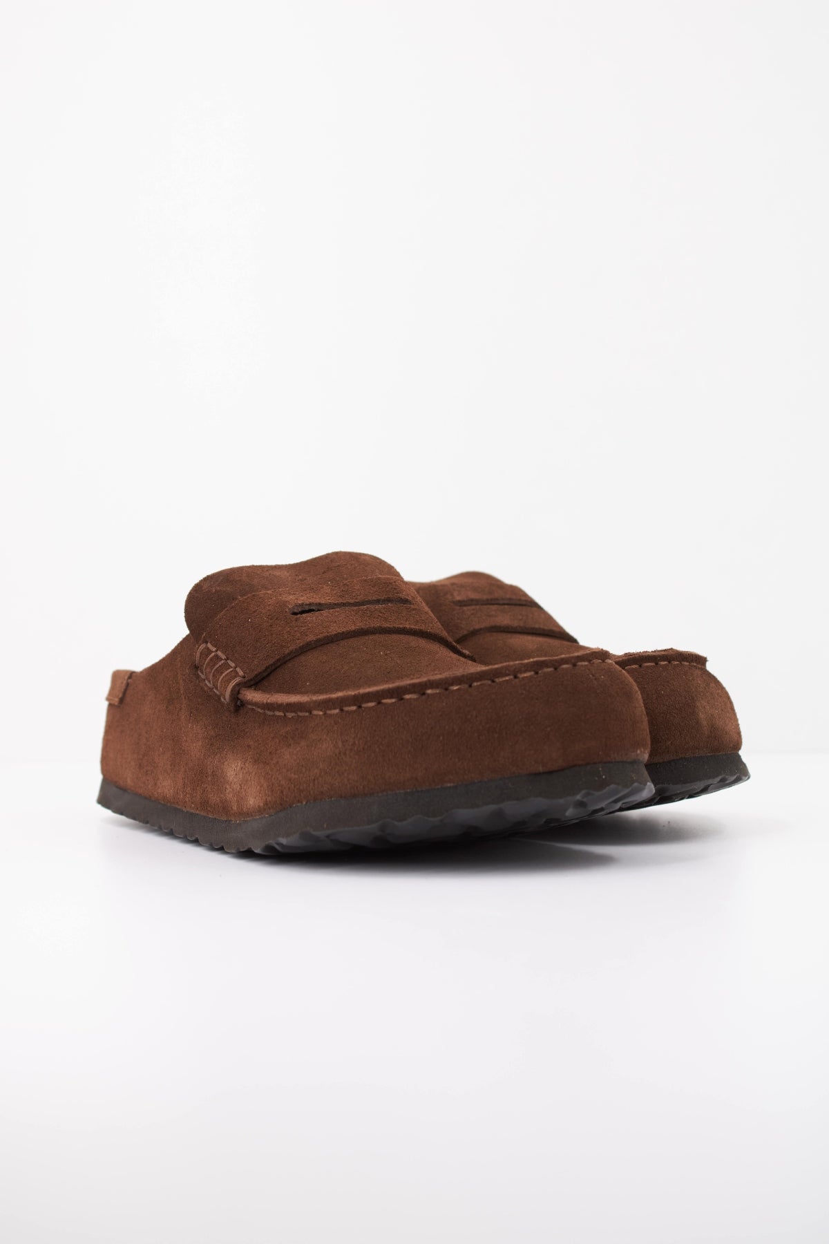 BIRKENSTOCK NAPLES WRAPPED SUEDE en color MARRON  (2)