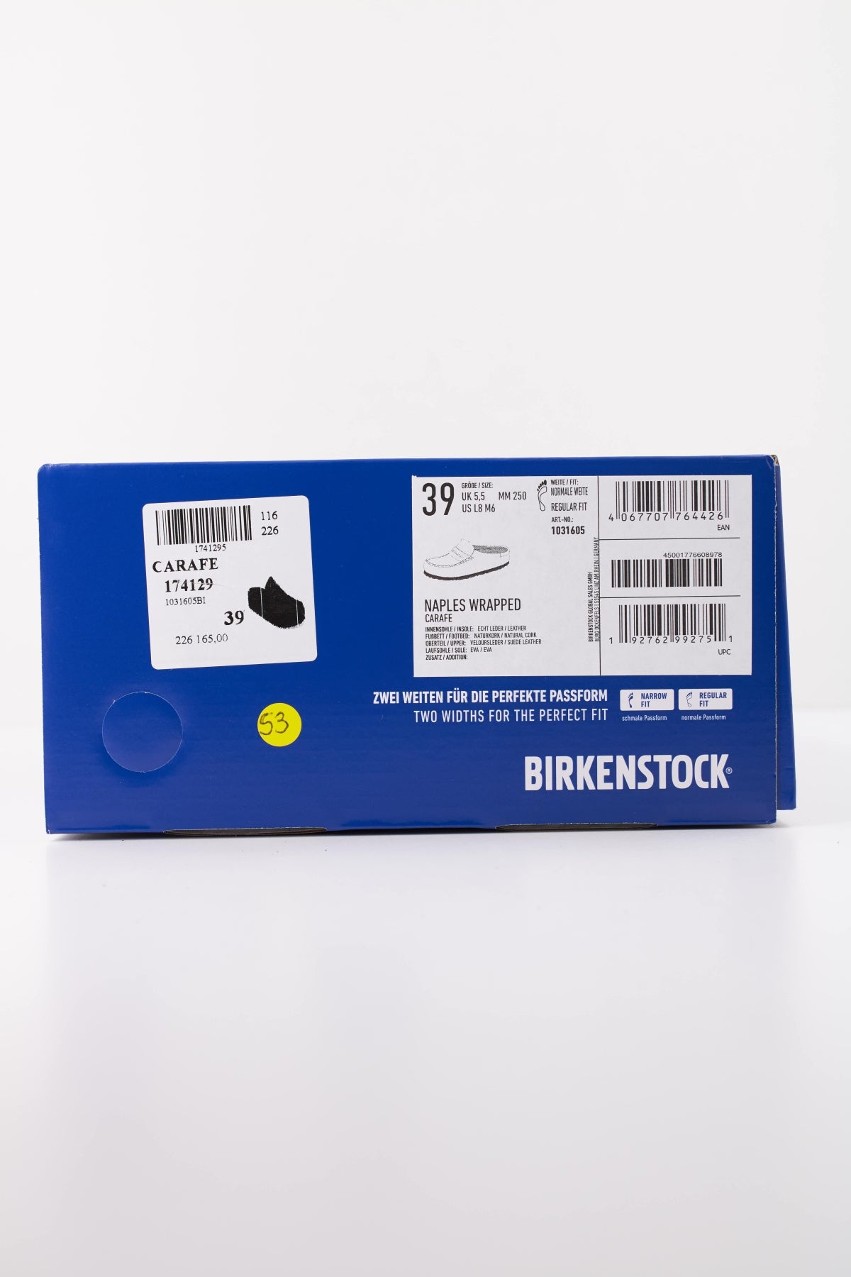 BIRKENSTOCK NAPLES WRAPPED SUEDE en color MARRON  (6)