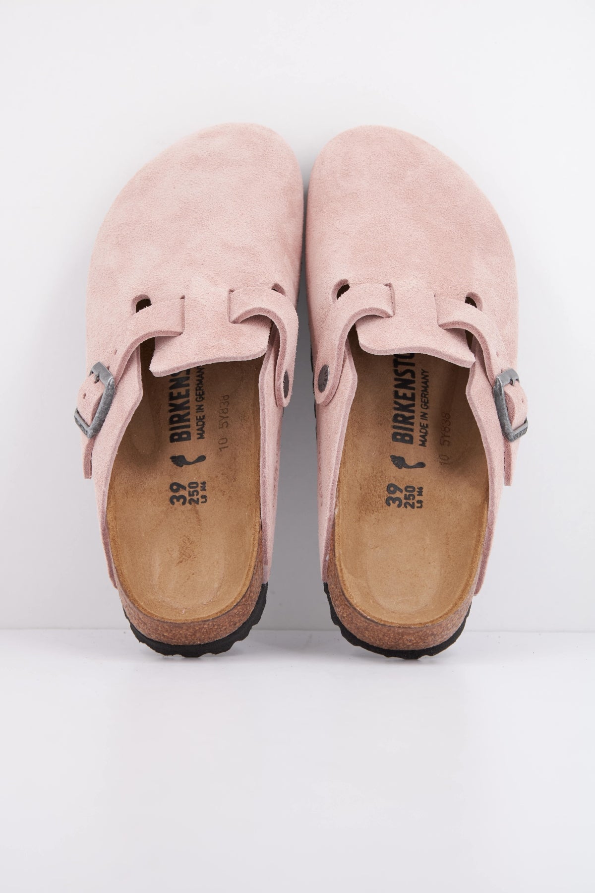 BIRKENSTOCK BOSTON SUEDE LEATHER en color ROSA  (3)