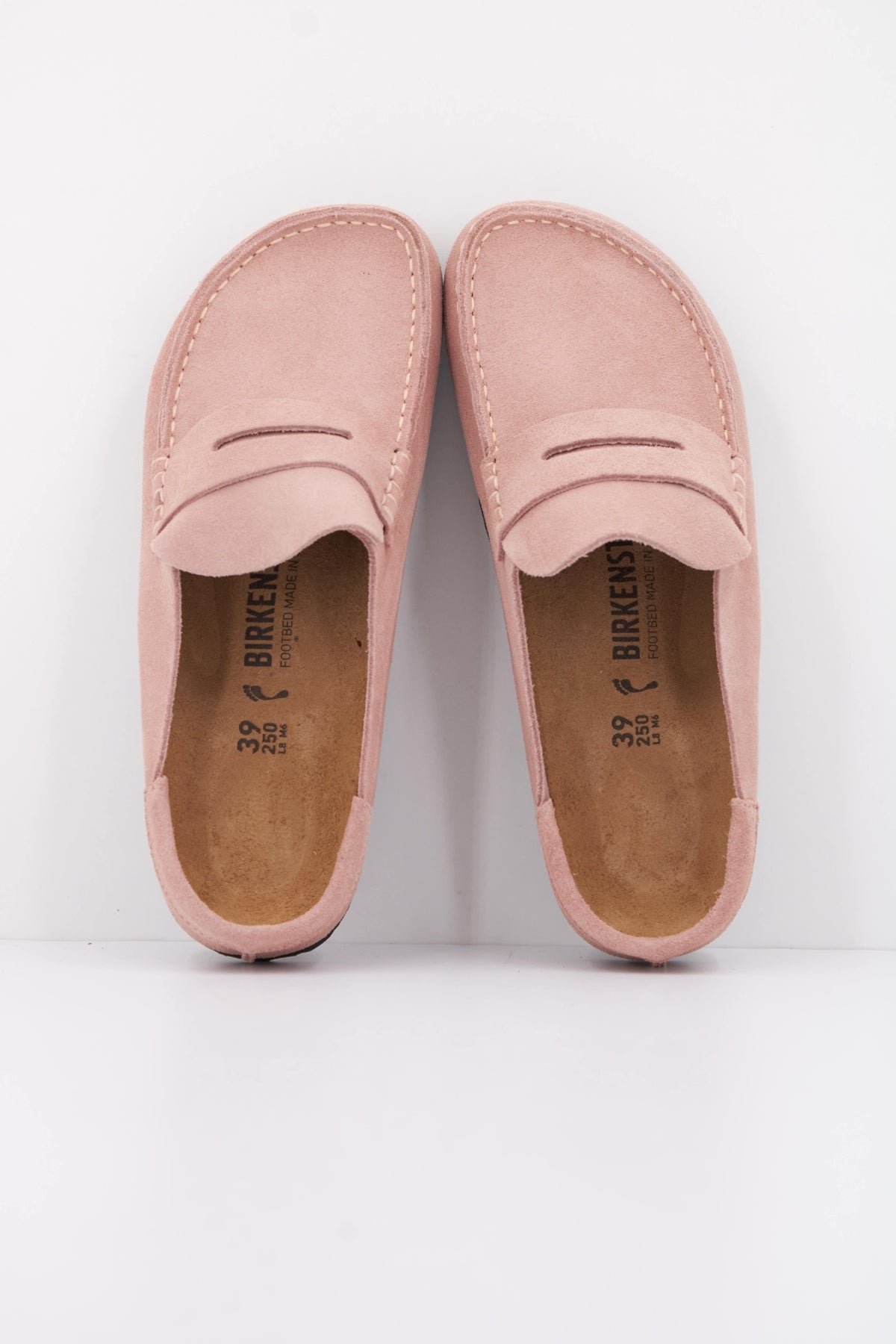 BIRKENSTOCK NAPLES WRAPPED SUEDE LEAT en color ROSA  (3)