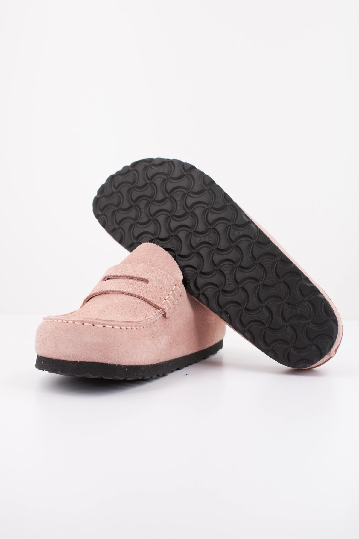 BIRKENSTOCK NAPLES WRAPPED SUEDE LEAT en color ROSA  (5)