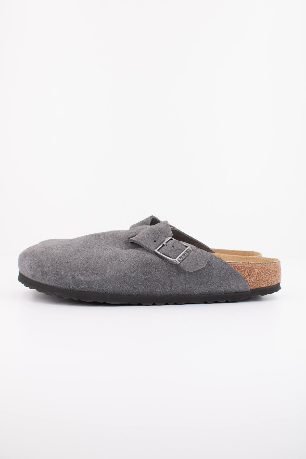 BIRKENSTOCK BOSTON SUEDE LEATHER en color GRIS  (1)