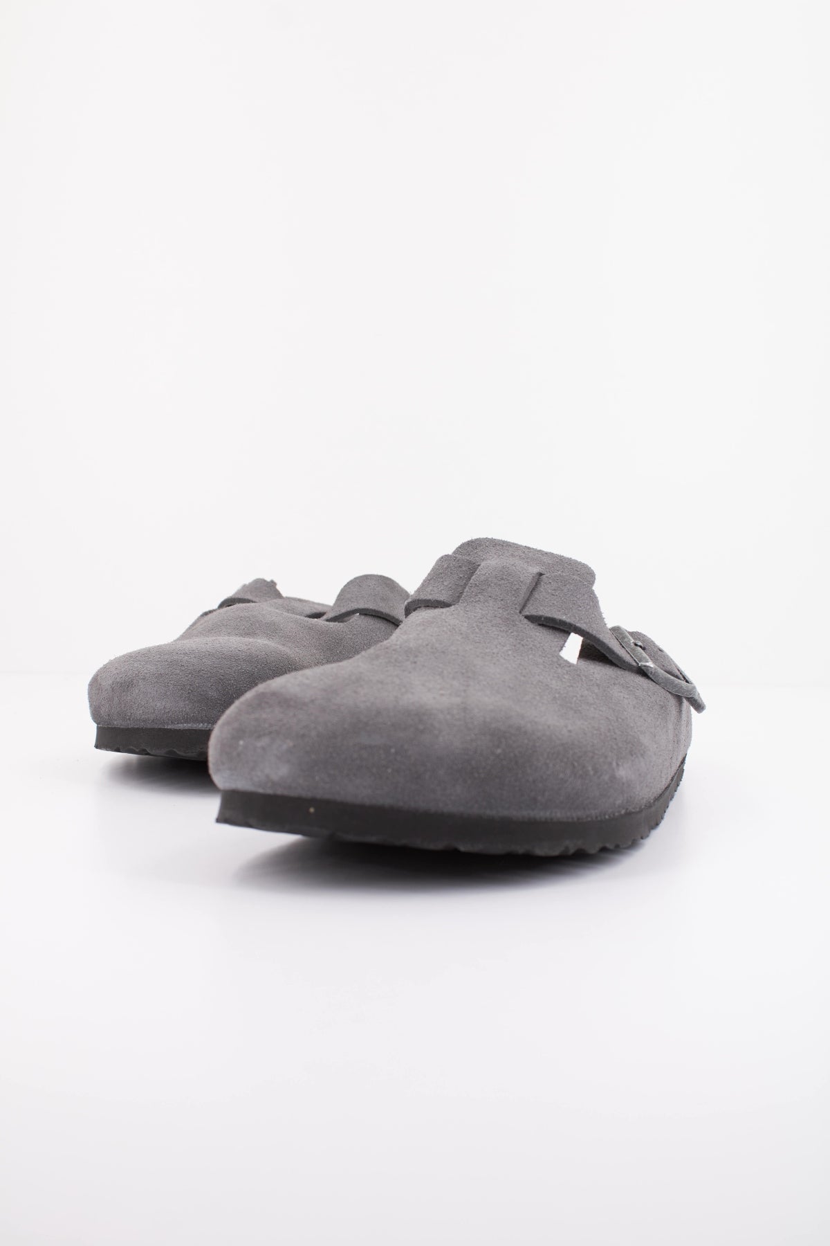 BIRKENSTOCK BOSTON SUEDE LEATHER en color GRIS  (2)