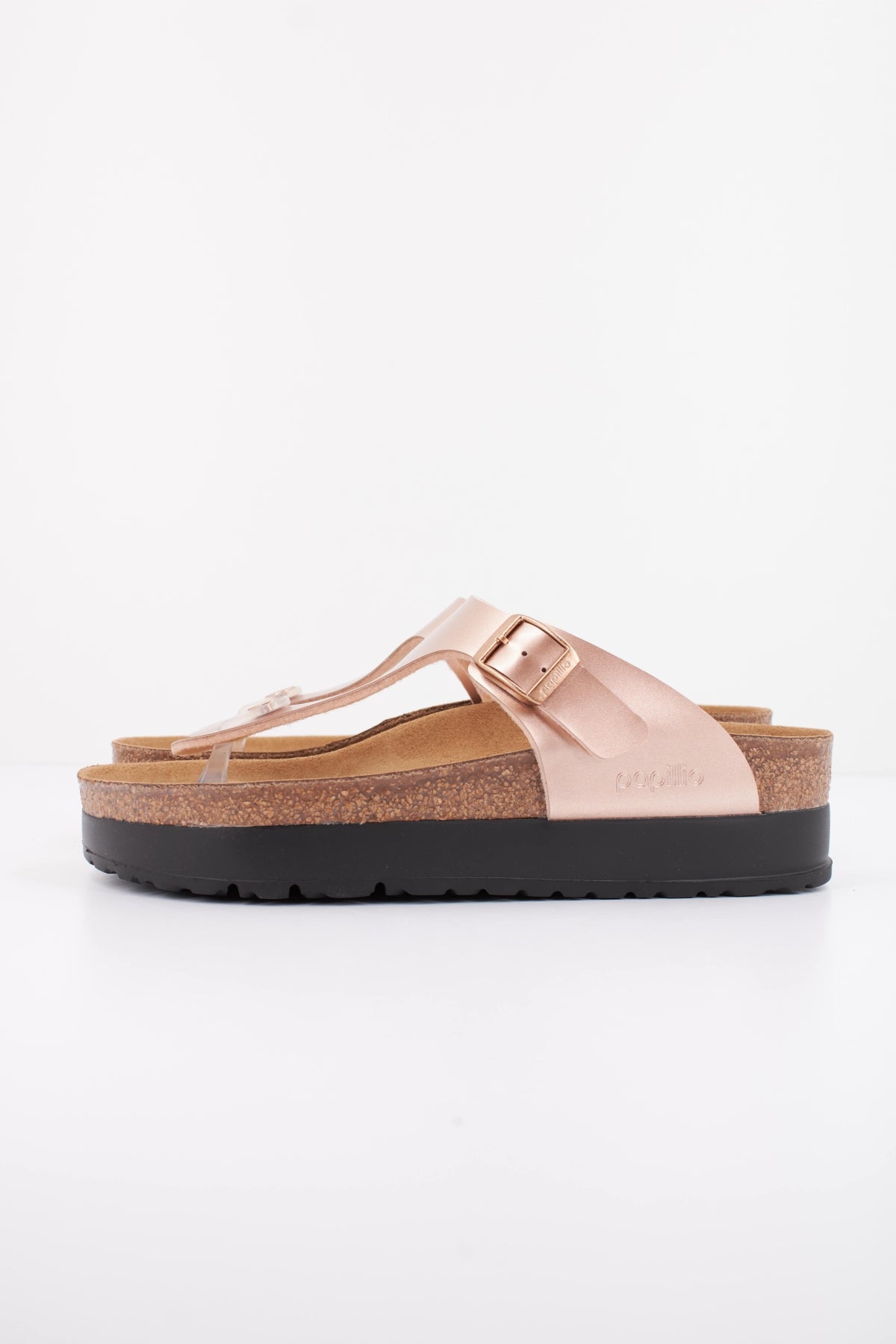 BIRKENSTOCK GIZEH FLEX PLATFORM en color BRONCE  (1)