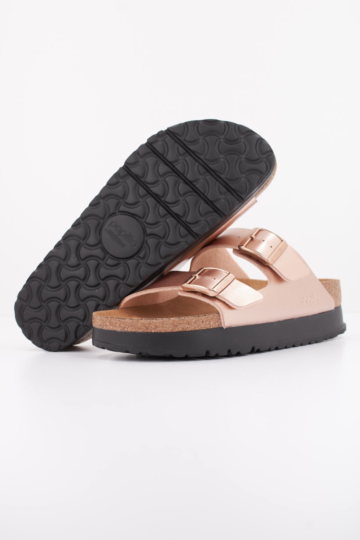 BIRKENSTOCK ARIZONA PAP FLEX PLATFORM en color BRONCE  (5)
