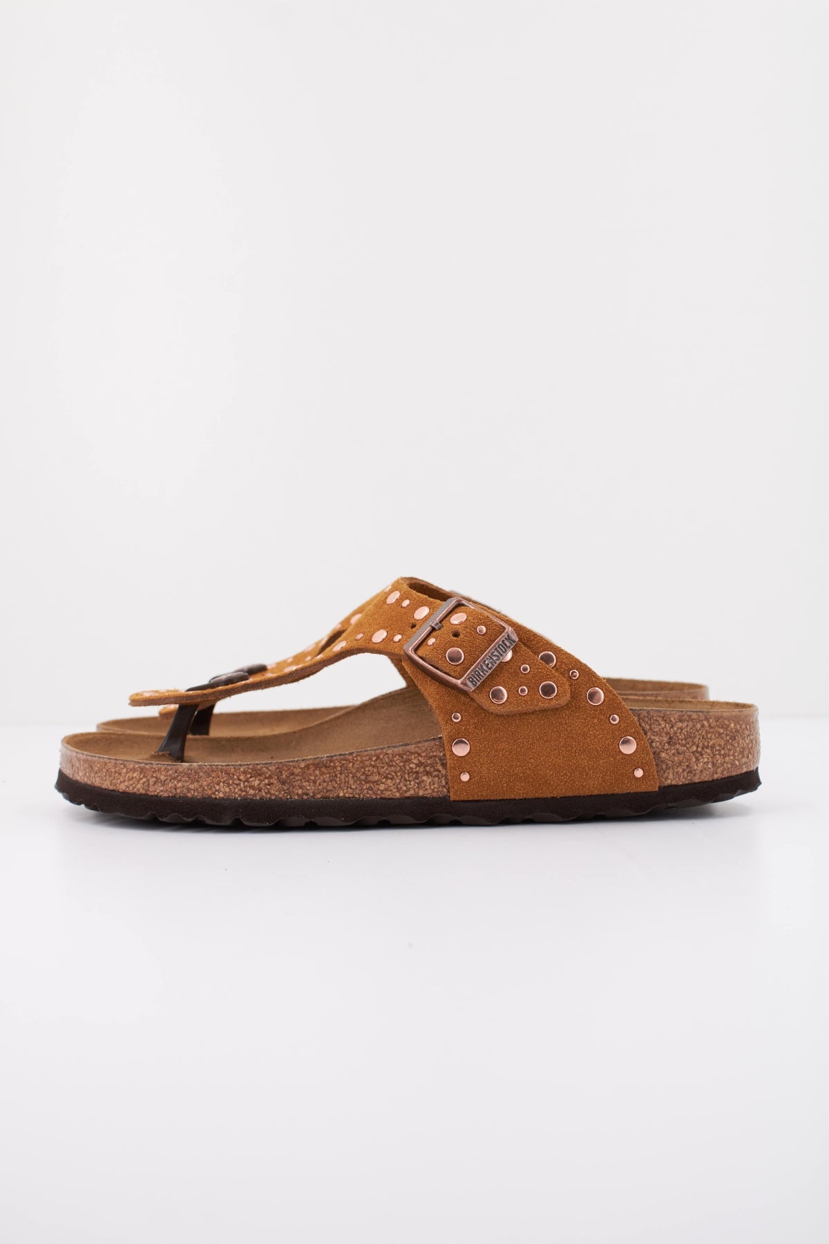 BIRKENSTOCK GIZEH RIVET BORDER en color MARRON  (1)