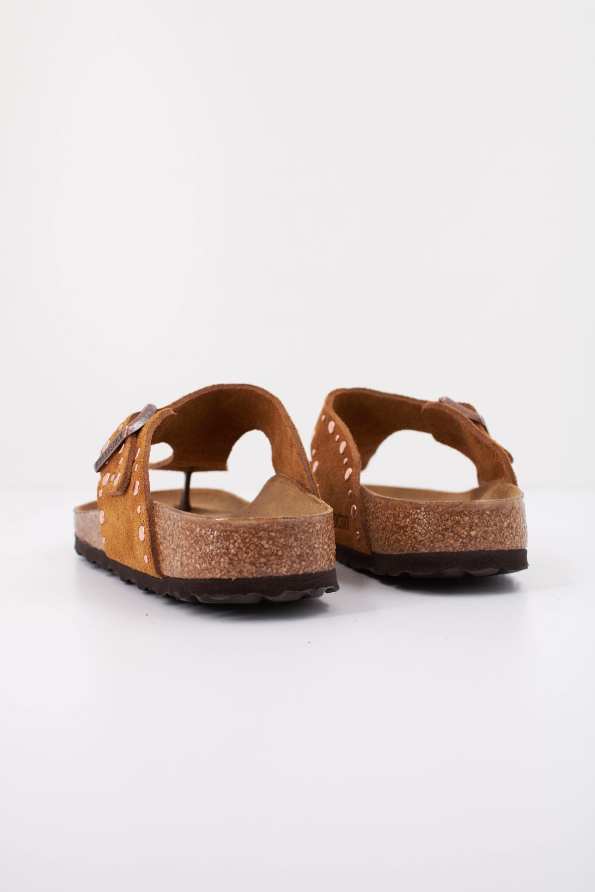 BIRKENSTOCK GIZEH RIVET BORDER en color MARRON  (4)