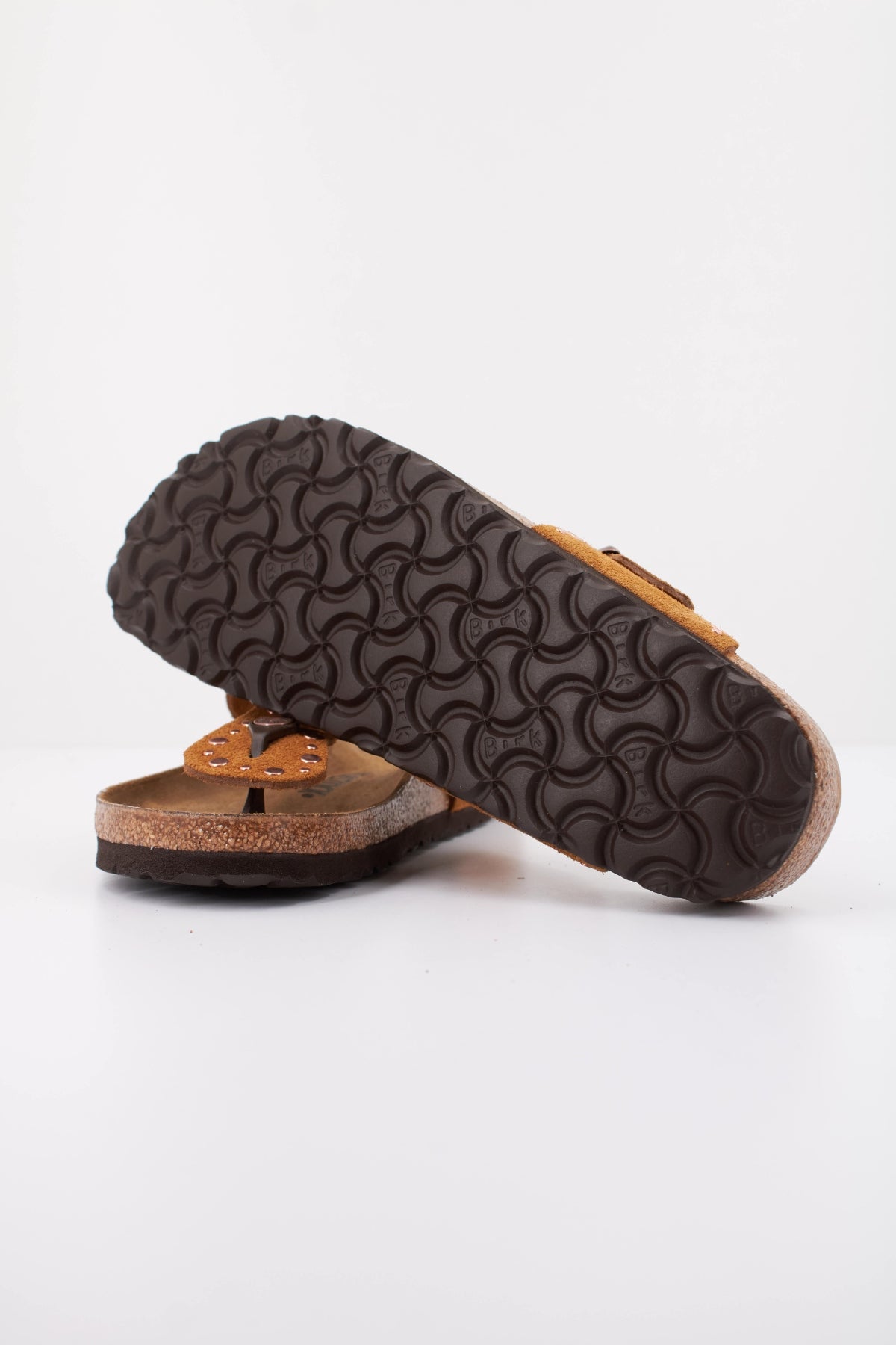 BIRKENSTOCK GIZEH RIVET BORDER en color MARRON  (5)
