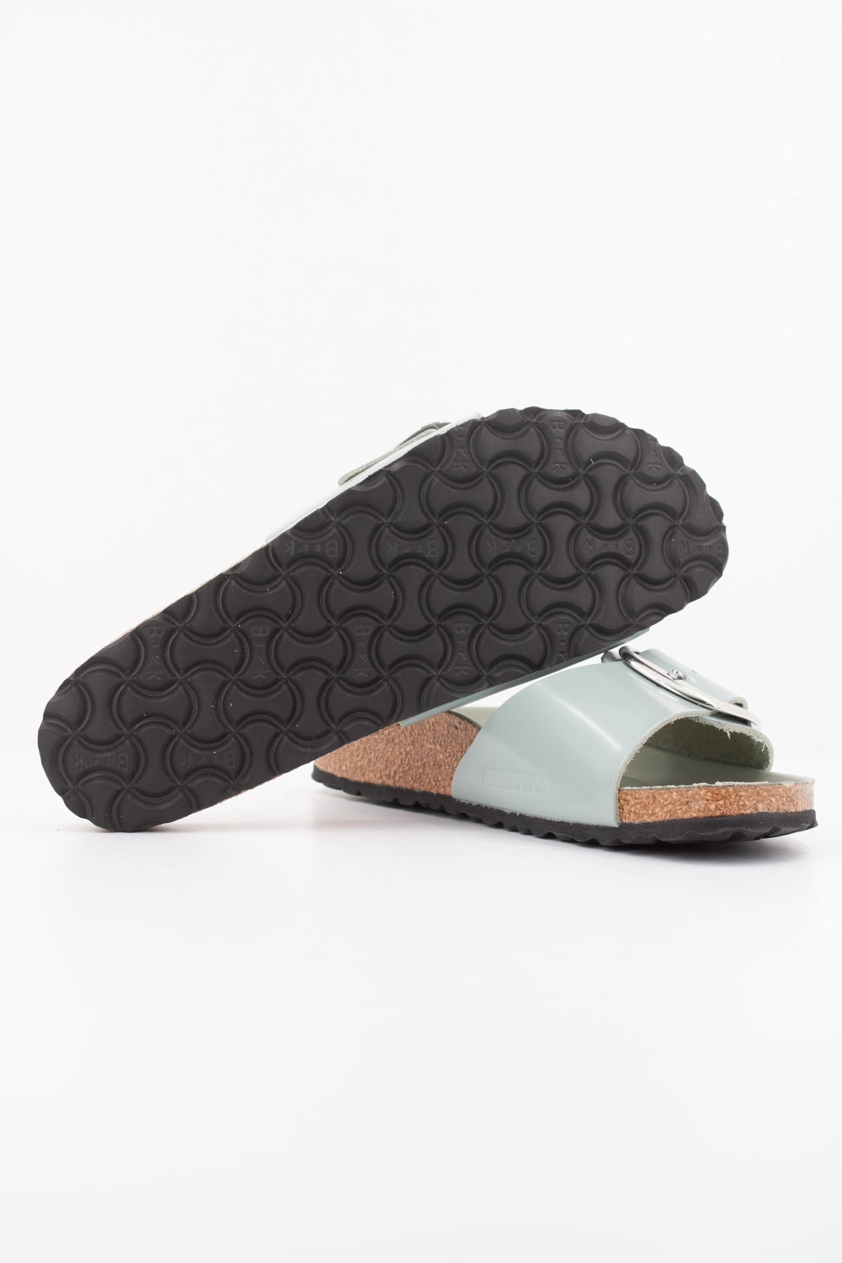 BIRKENSTOCK MADRID BIG BUCKLE NATURAL en color VERDE  (5)