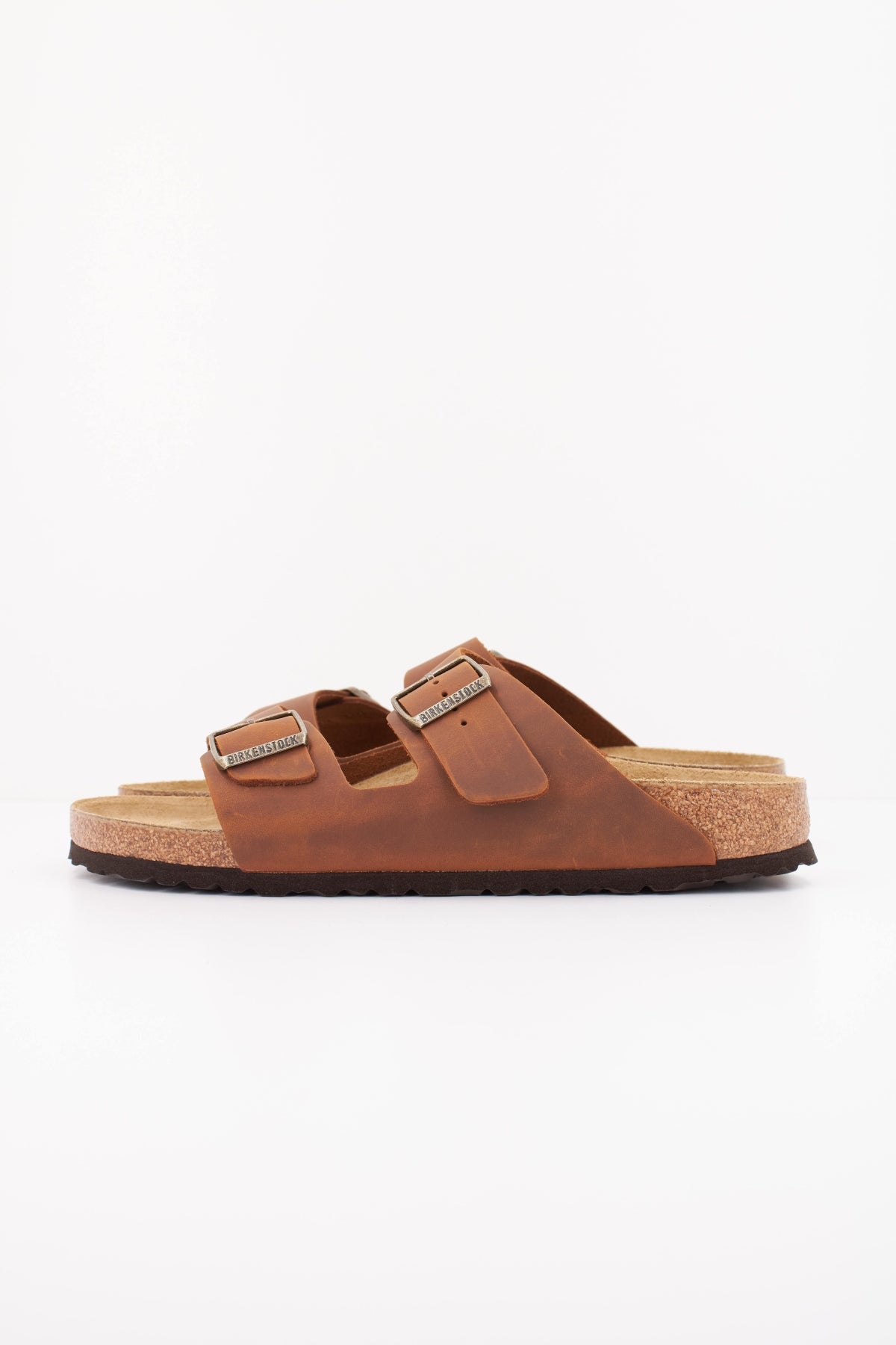 BIRKENSTOCK ARIZONA LEATHER OILED en color MARRON  (1)