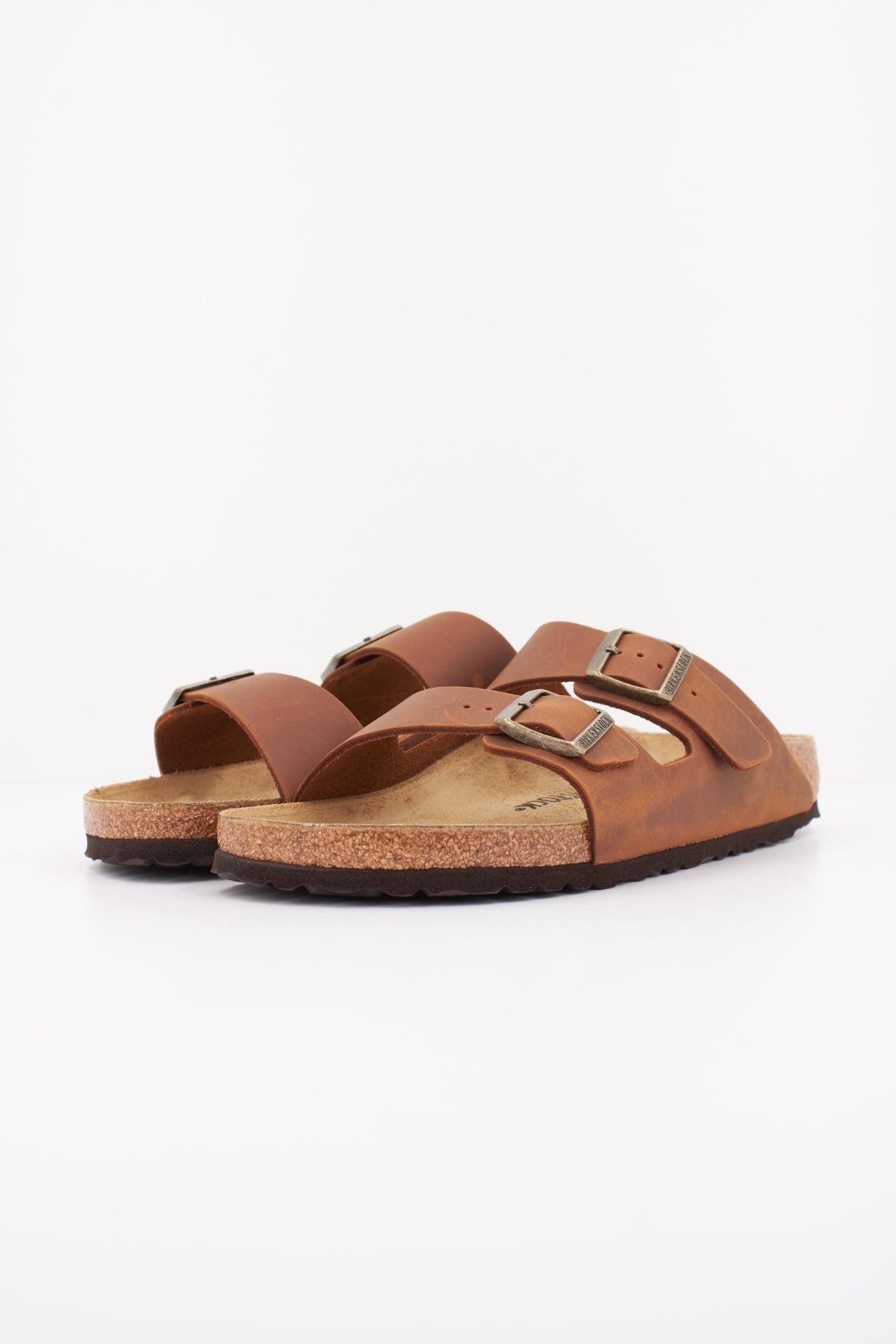 BIRKENSTOCK ARIZONA LEATHER OILED en color MARRON  (2)
