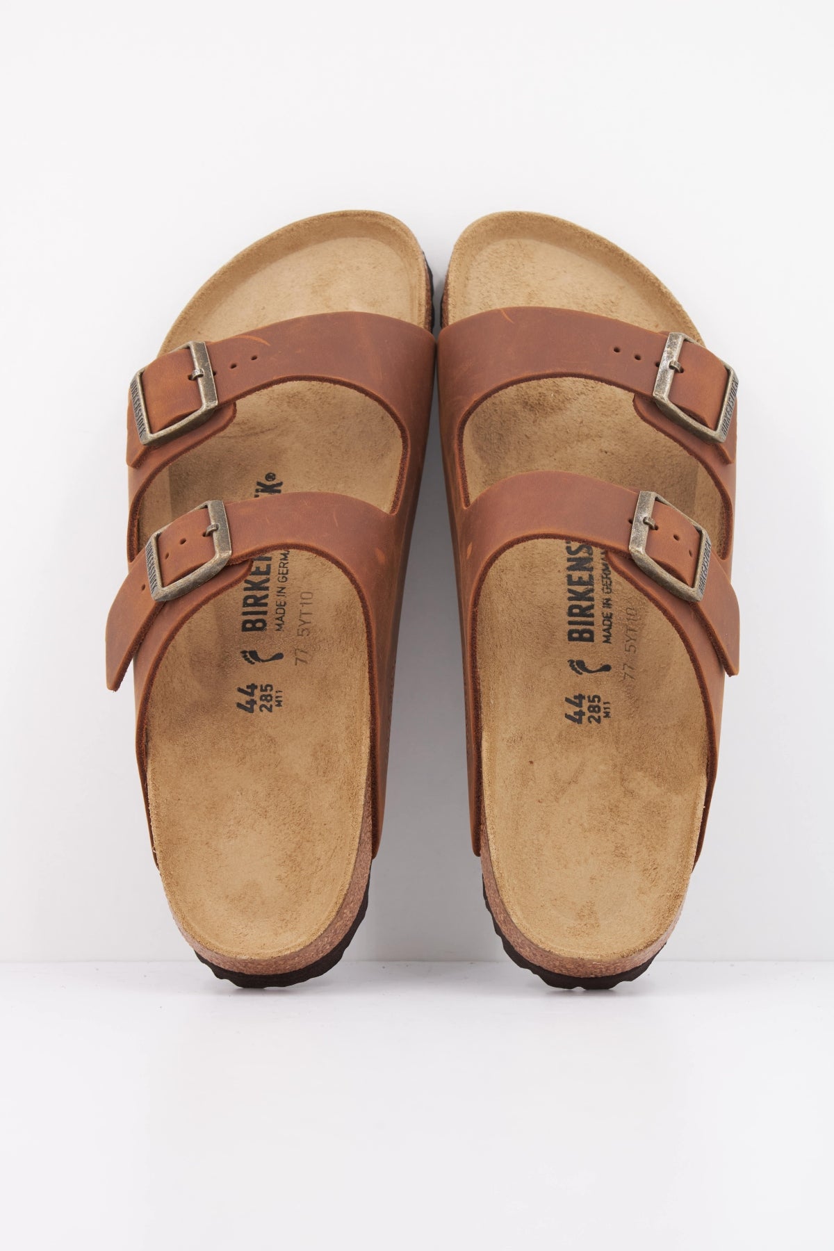 BIRKENSTOCK ARIZONA LEATHER OILED en color MARRON  (3)