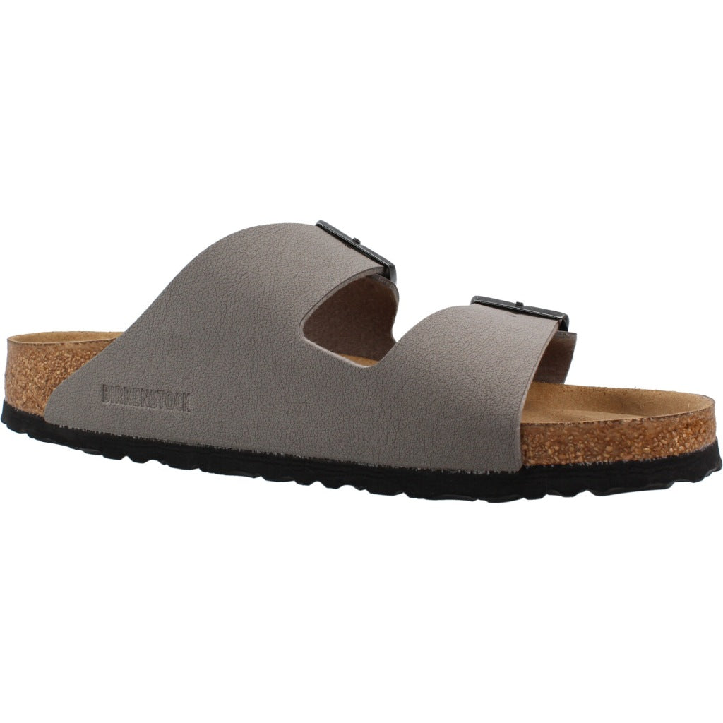 BIRKENSTOCK ARIZONA VEGAN BIRKIBUC en color GRIS  (5)