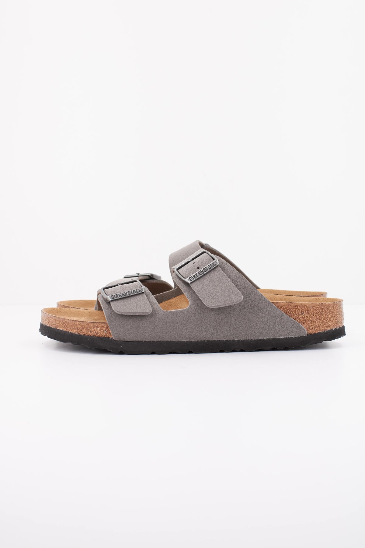 BIRKENSTOCK ARIZONA VEGAN BIRKIBUC en color GRIS  (1)