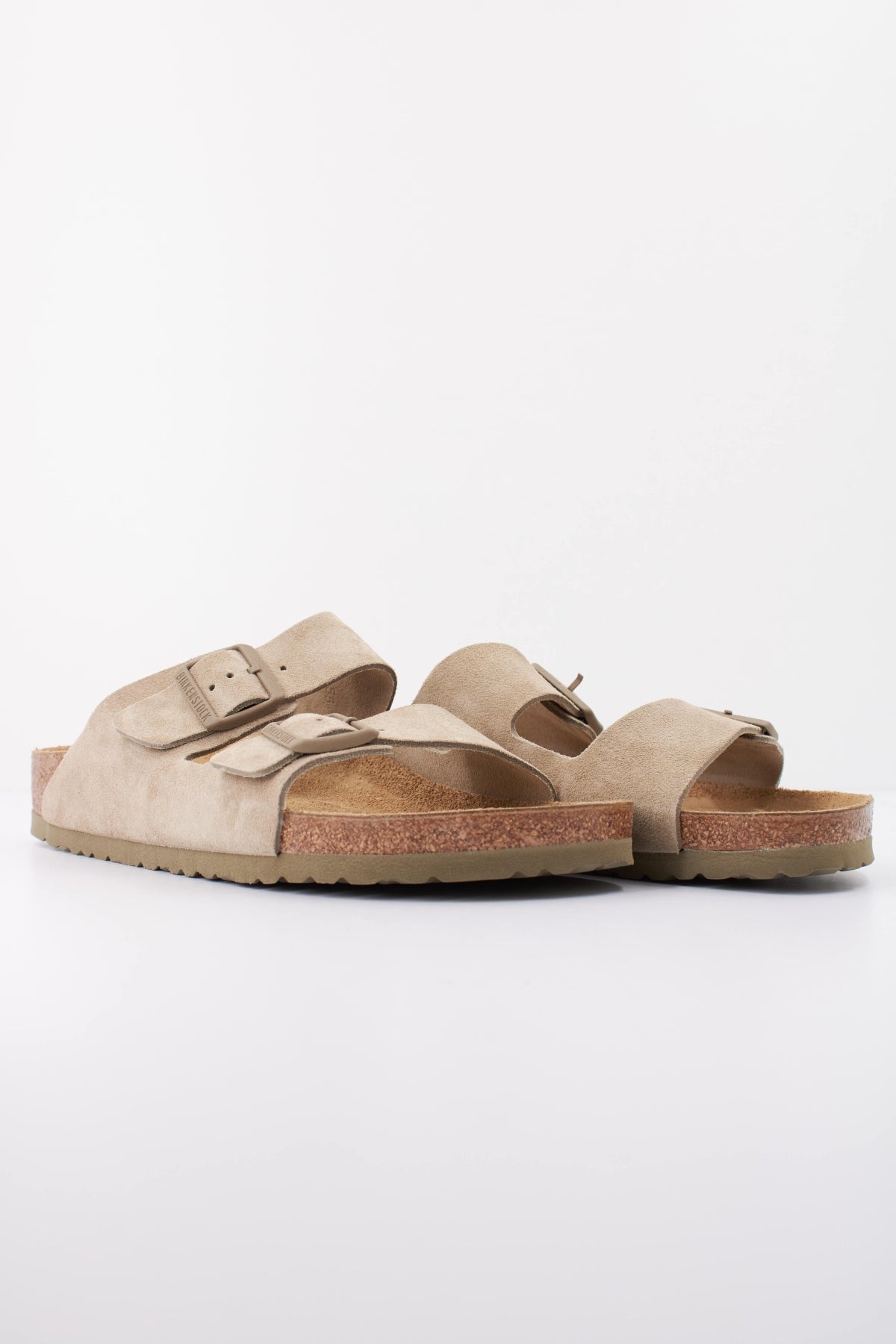 BIRKENSTOCK BI ARIZONA SUEDE LEATHER en color MARRON CLARO  (2)