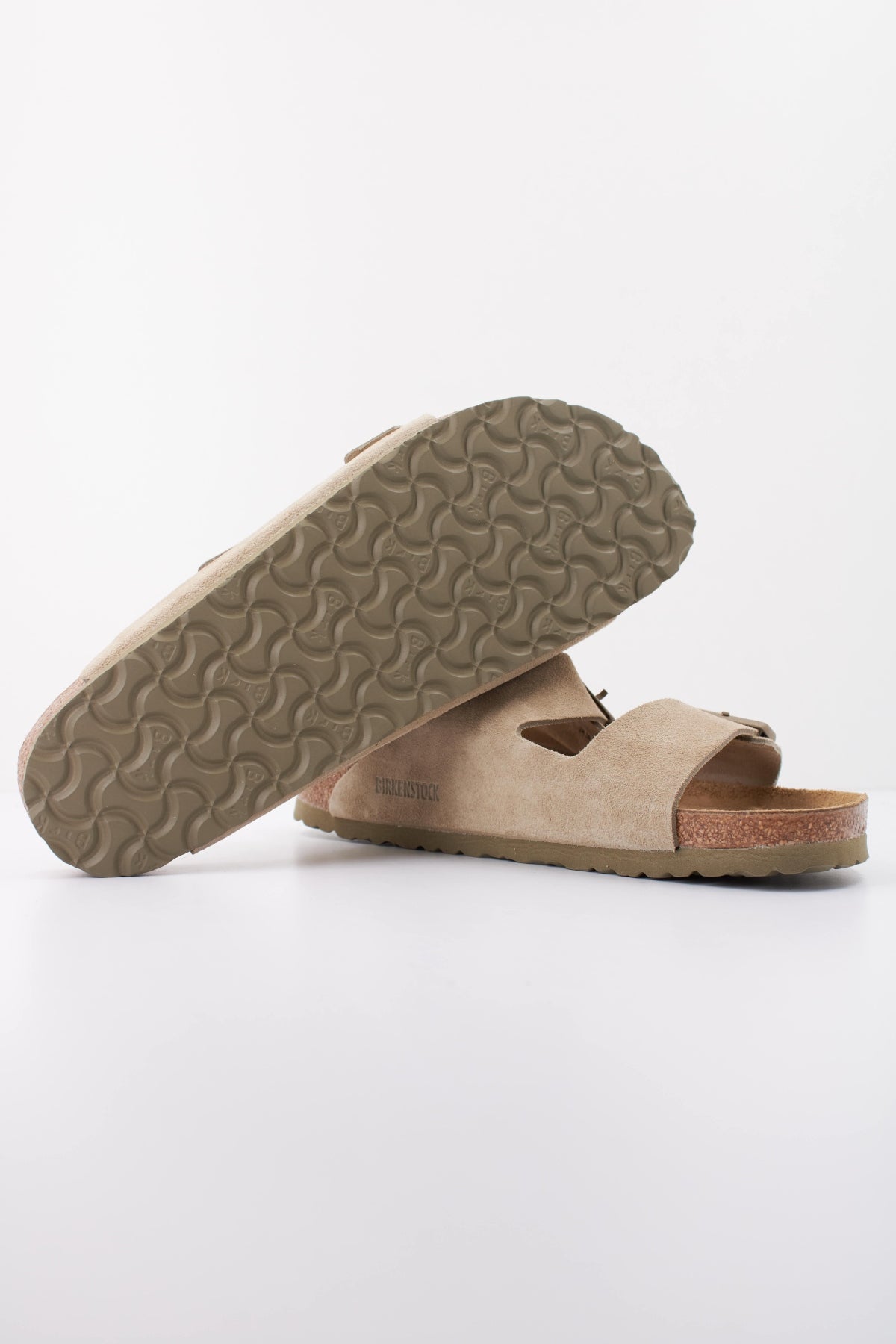 BIRKENSTOCK BI ARIZONA SUEDE LEATHER en color MARRON CLARO  (5)