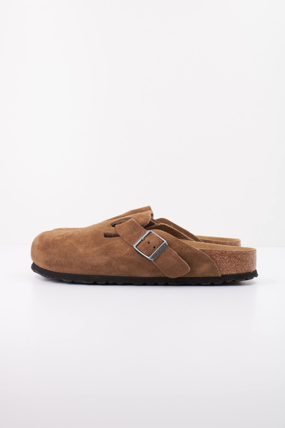 BIRKENSTOCK BI BOSTON SUEDE LEATHER en color MARRON  (1)