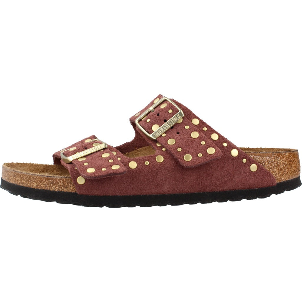 BIRKENSTOCK BI ARIZONA RIVETS SUEDE en color MARRON  (2)