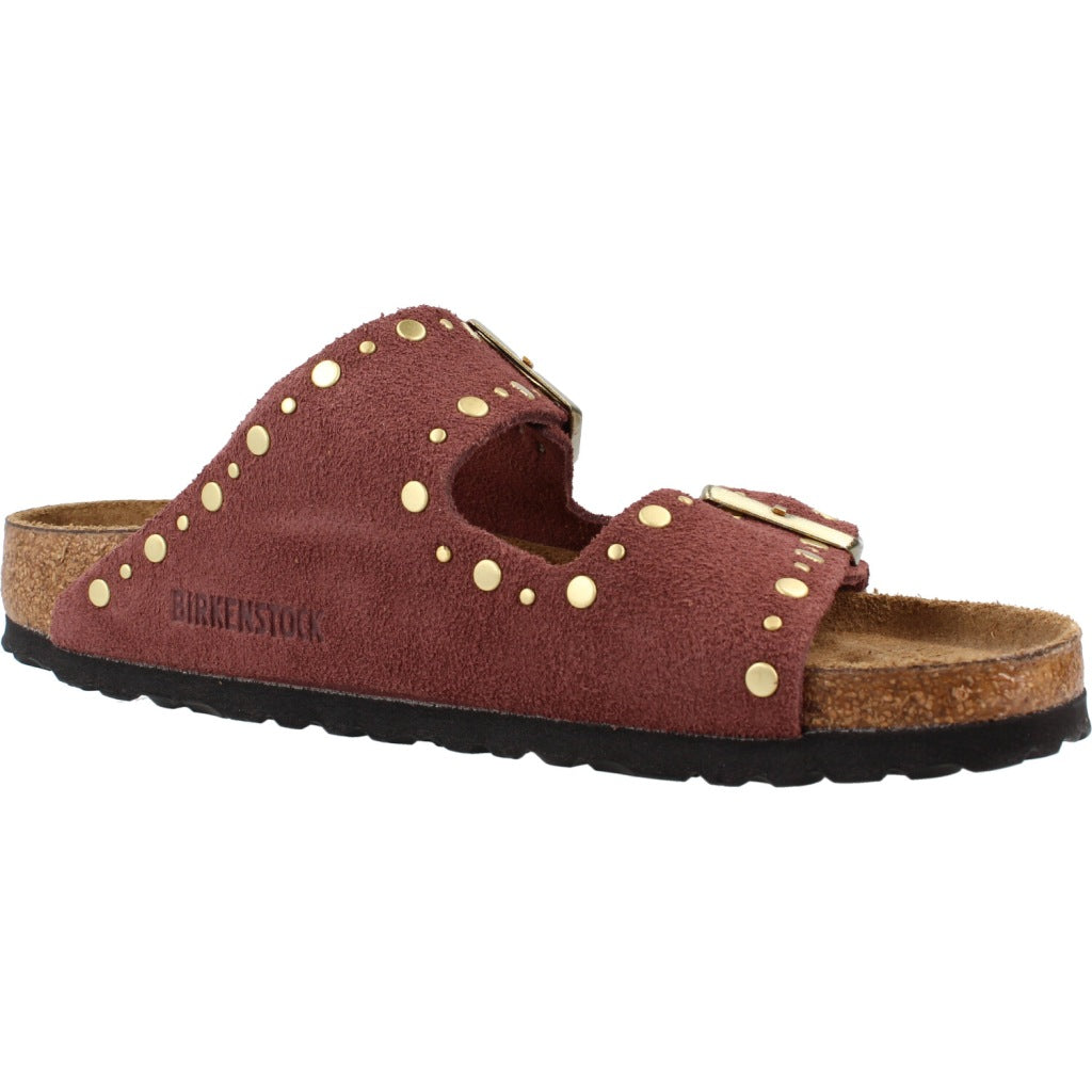 BIRKENSTOCK BI ARIZONA RIVETS SUEDE en color MARRON  (5)