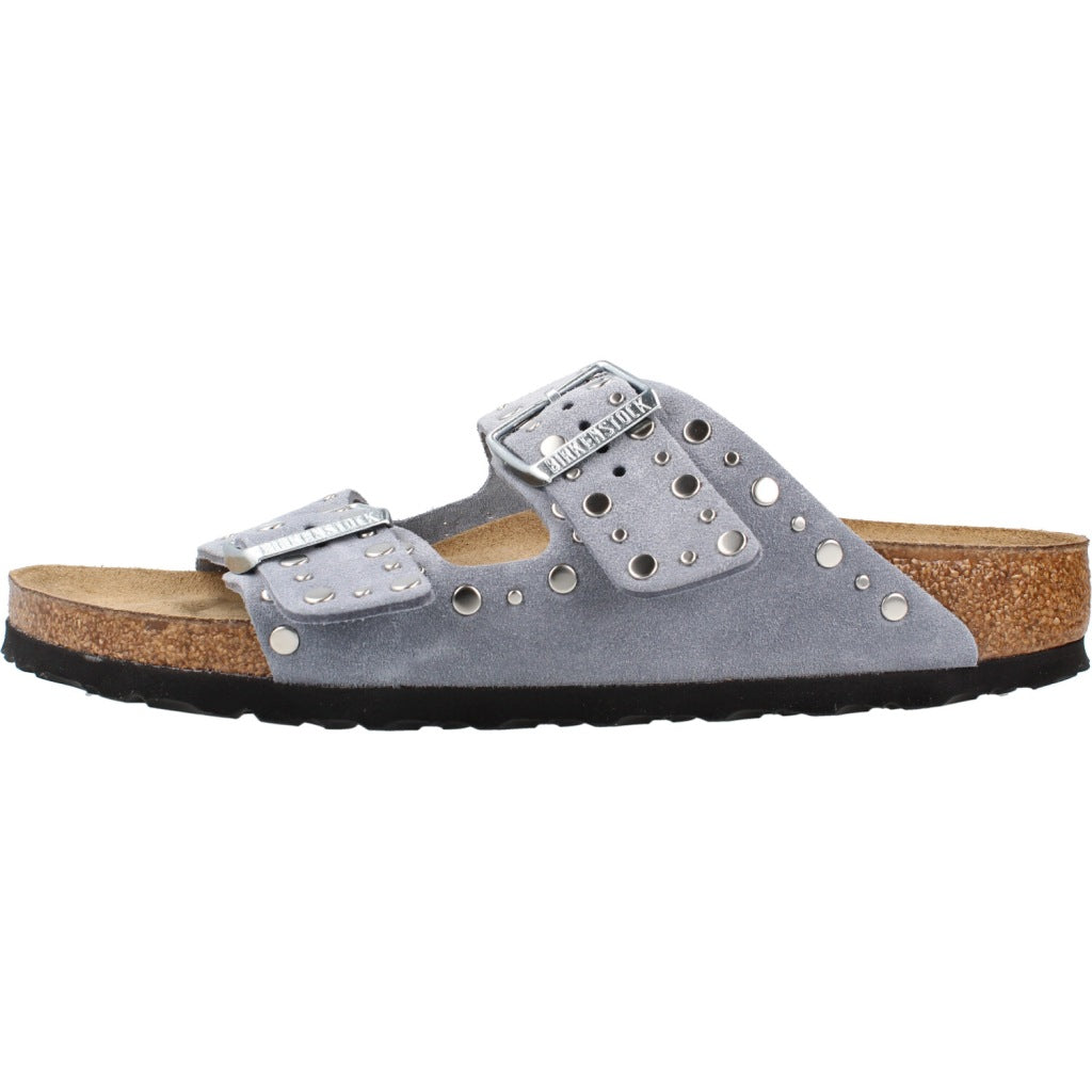 BIRKENSTOCK BI ARIZONA RIVETS SUEDE LEAT en color AZUL  (2)