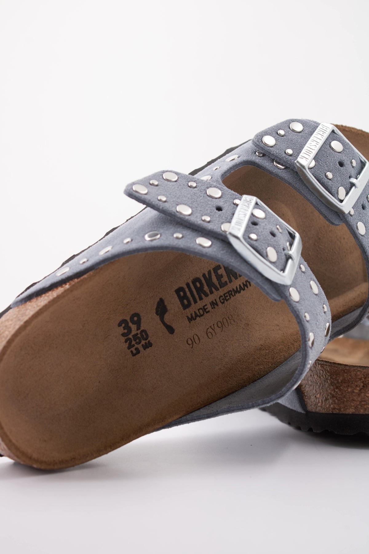 BIRKENSTOCK BI ARIZONA RIVETS SUEDE LEAT en color AZUL  (5)